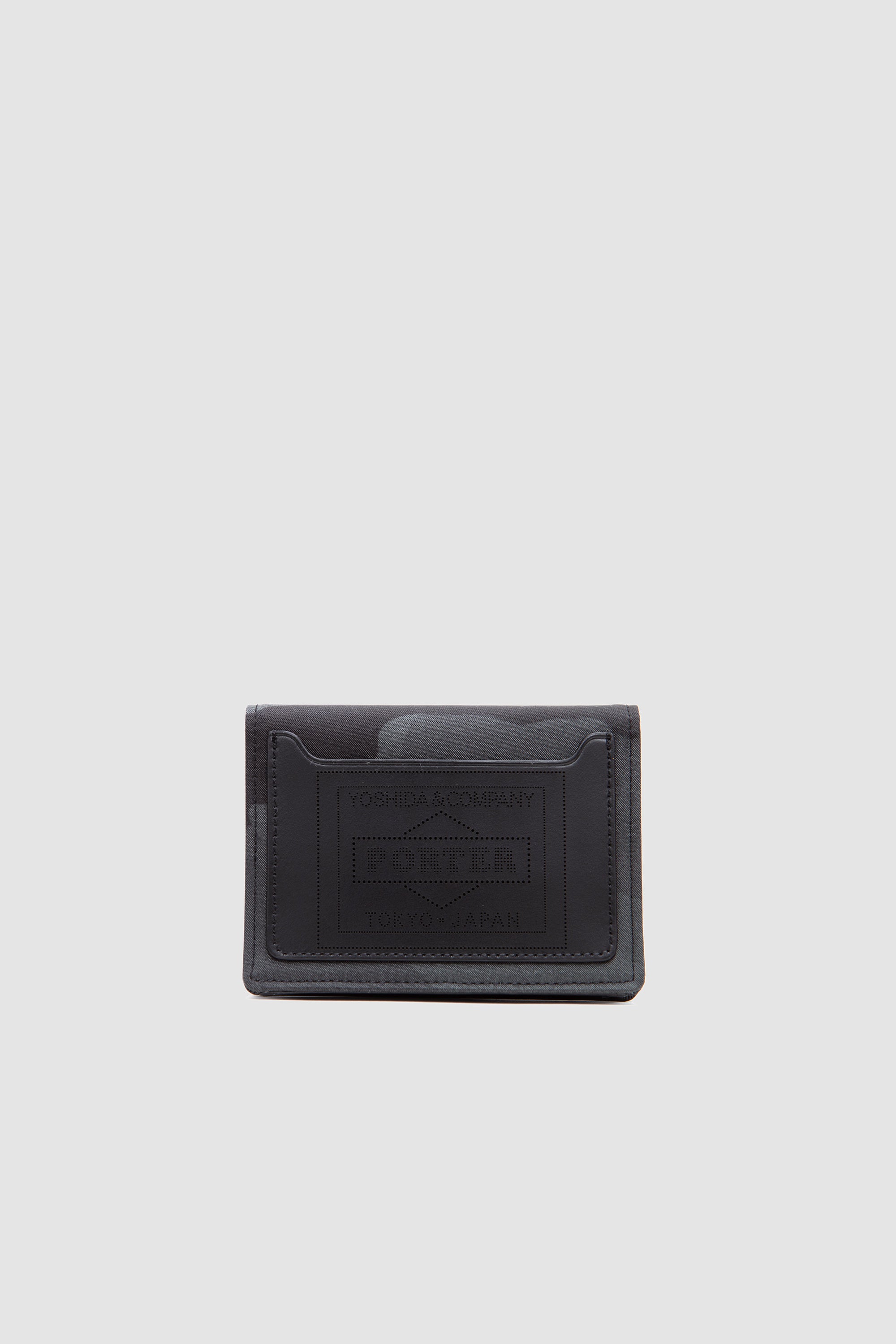 Camouflage Wallet Card Case Woodland Black_1