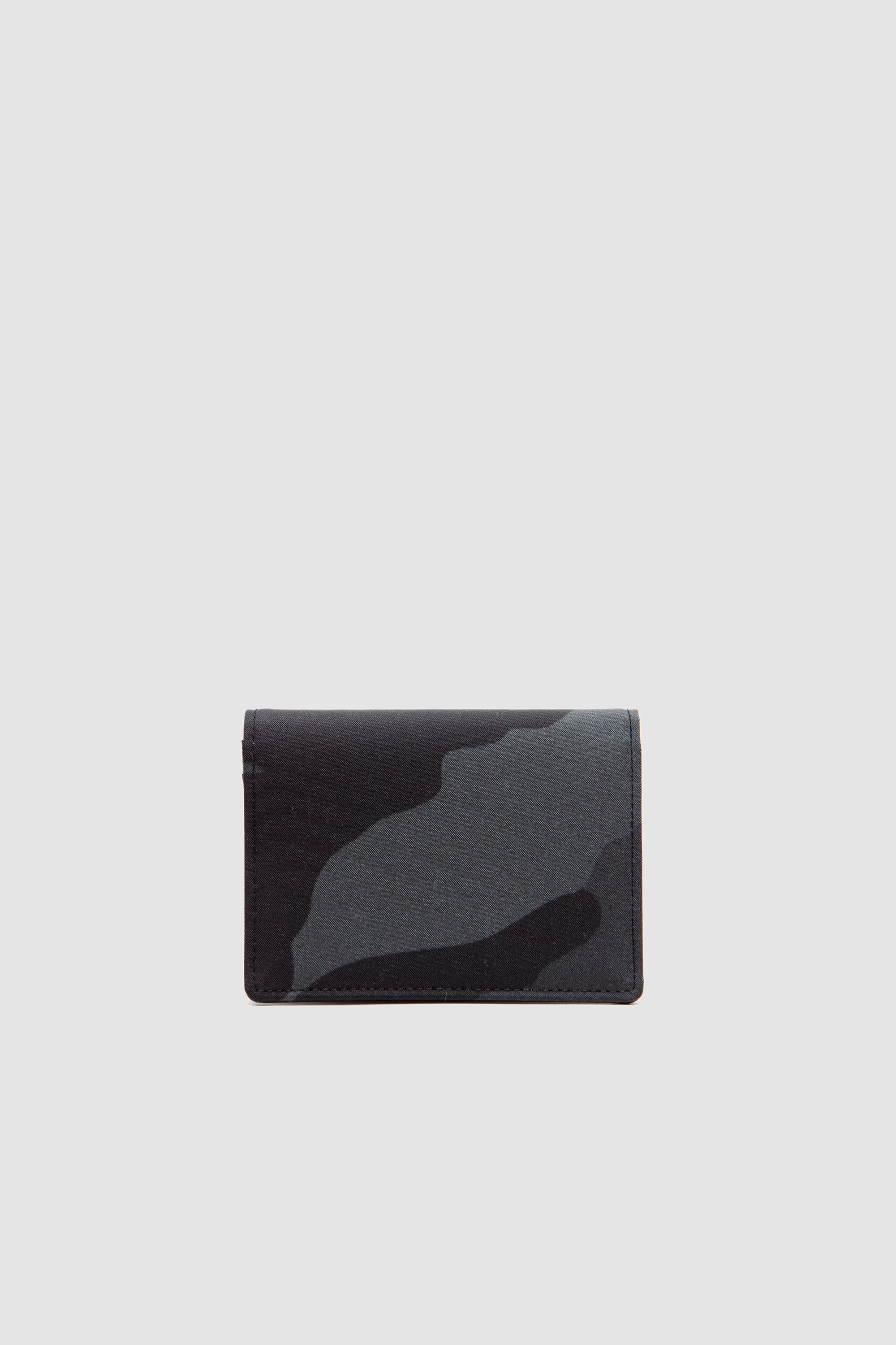 Camouflage Wallet Card Case Woodland Black_4