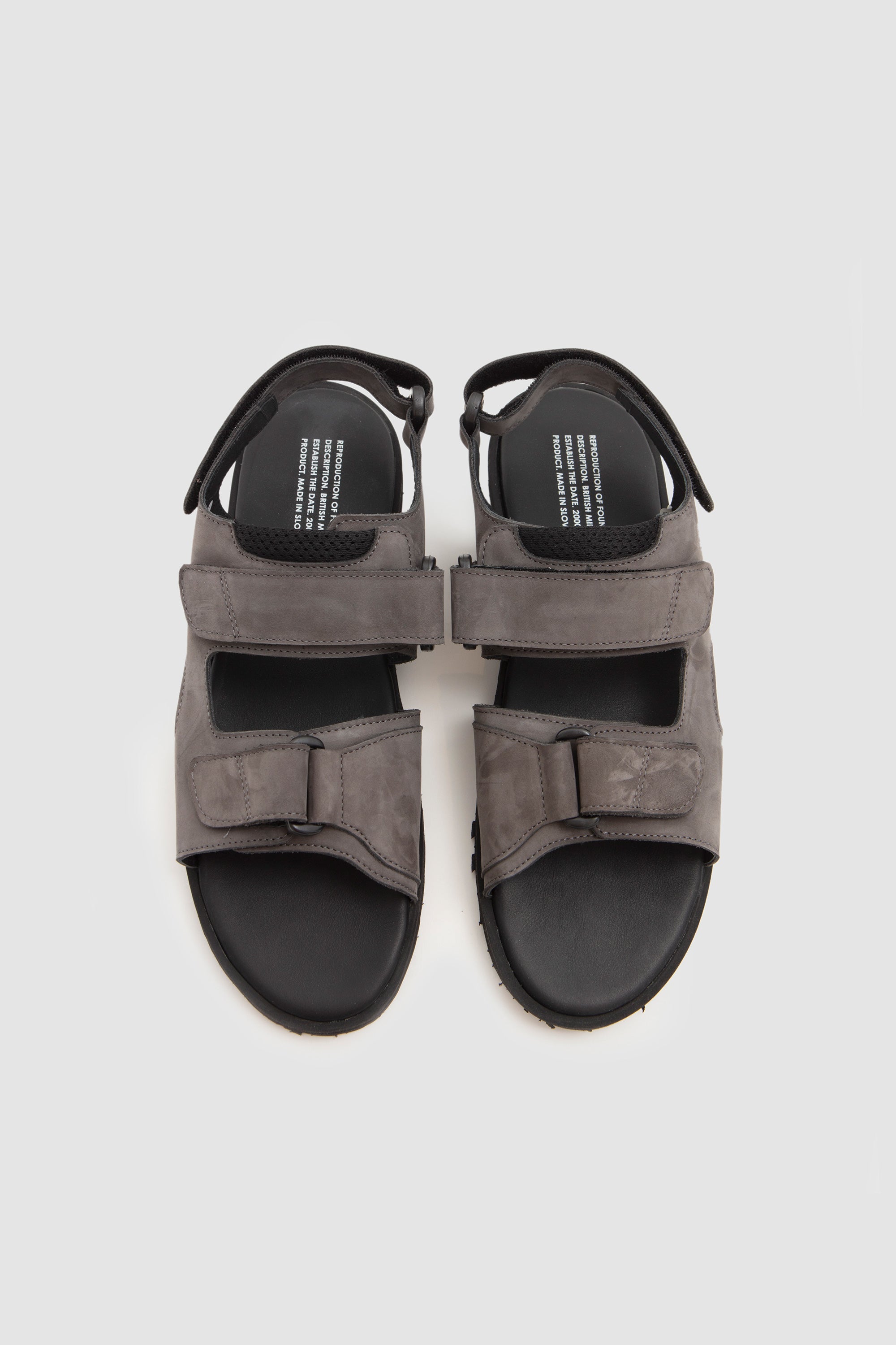 British Military Dark Gray Nubuck