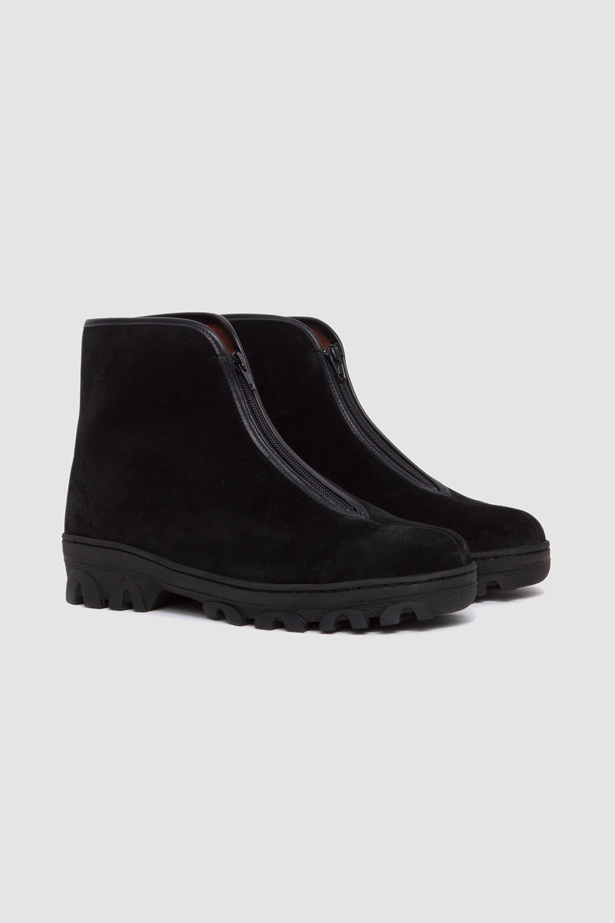 Russian Military Black Suede