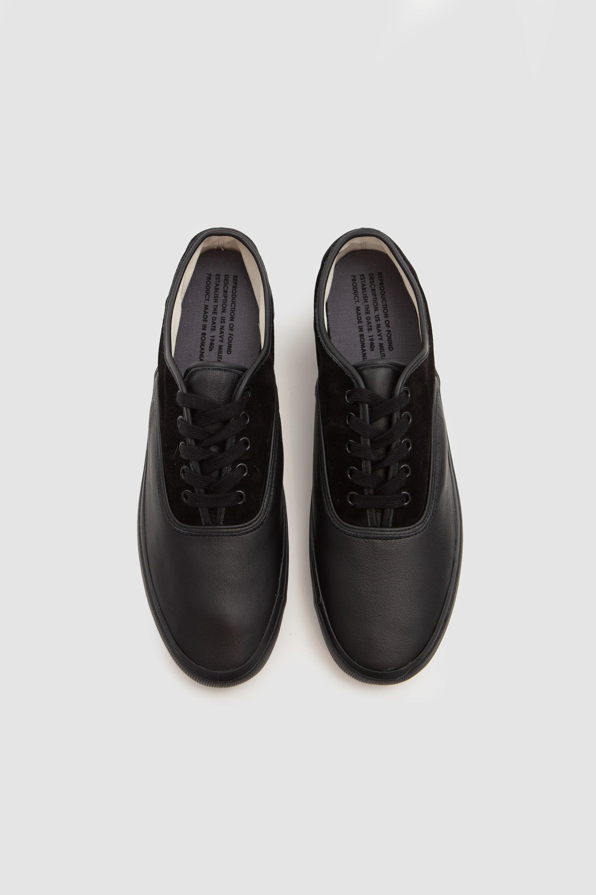 US Navy Military Black Suede / Black Sole