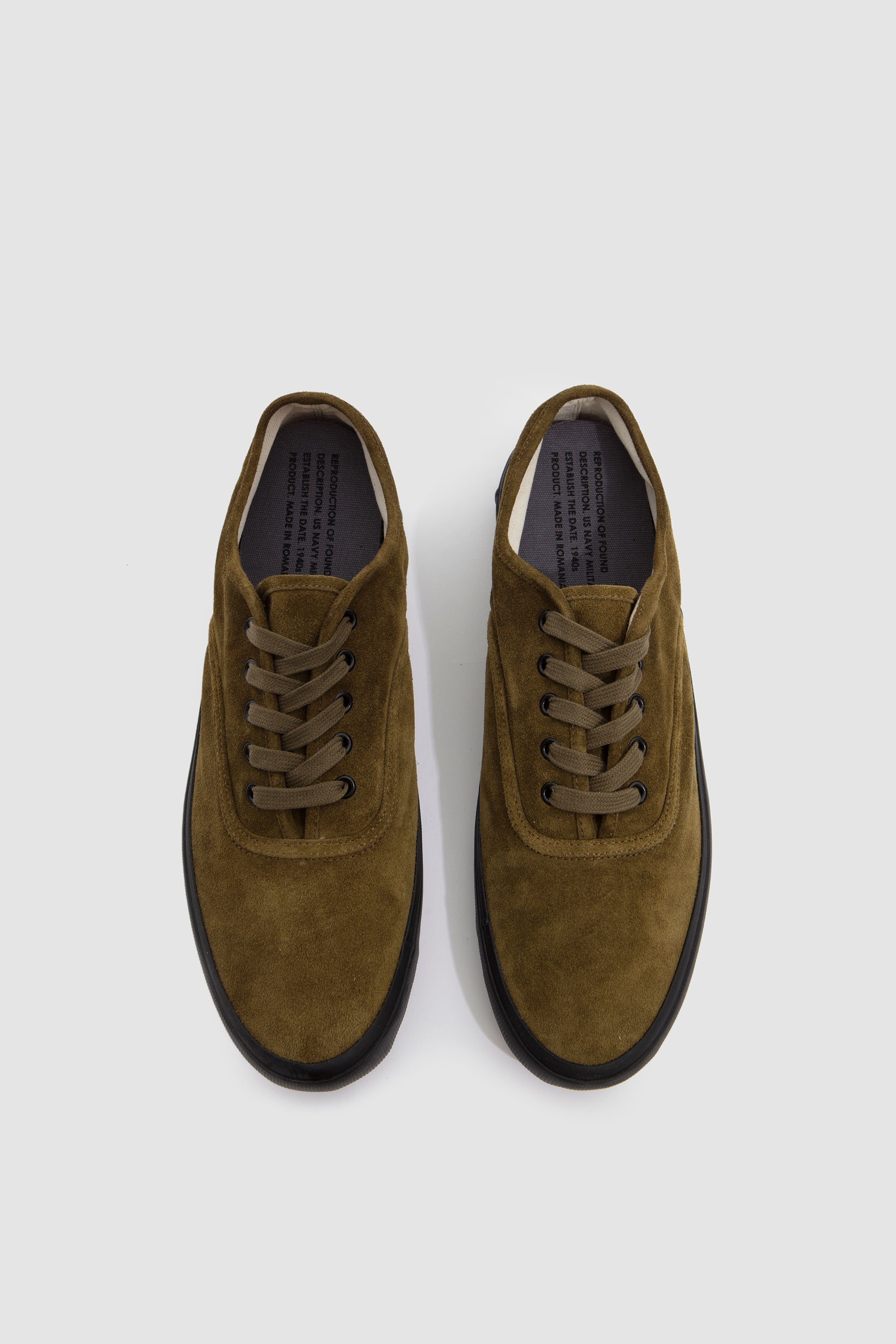 US Navy Military Olive Suede/ Black Sole_3