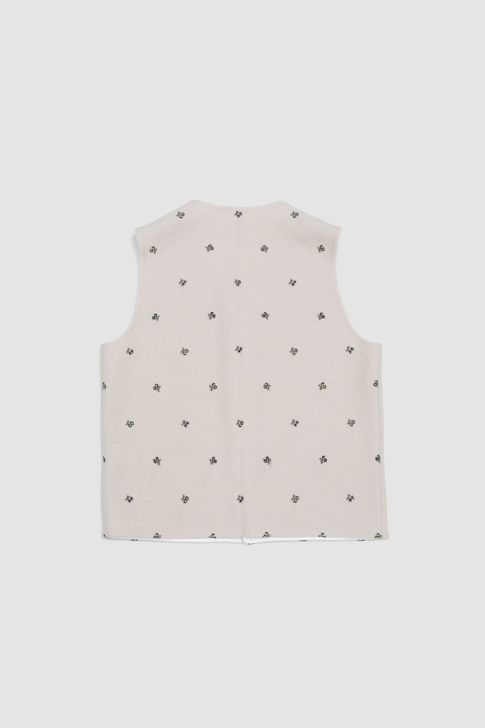 SPORTIVO STORE_Flowers Felted Walker Gilet White_5