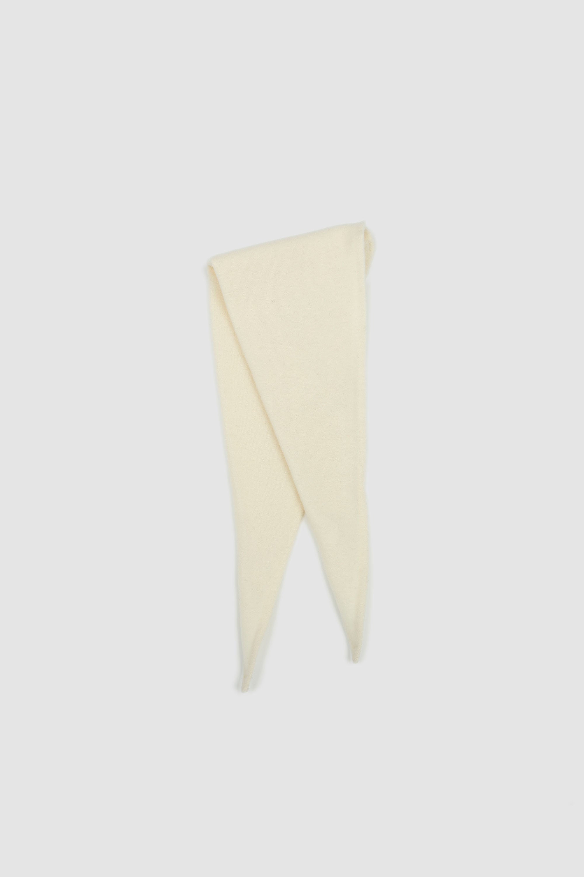 Natural Fleece Losange Mini White