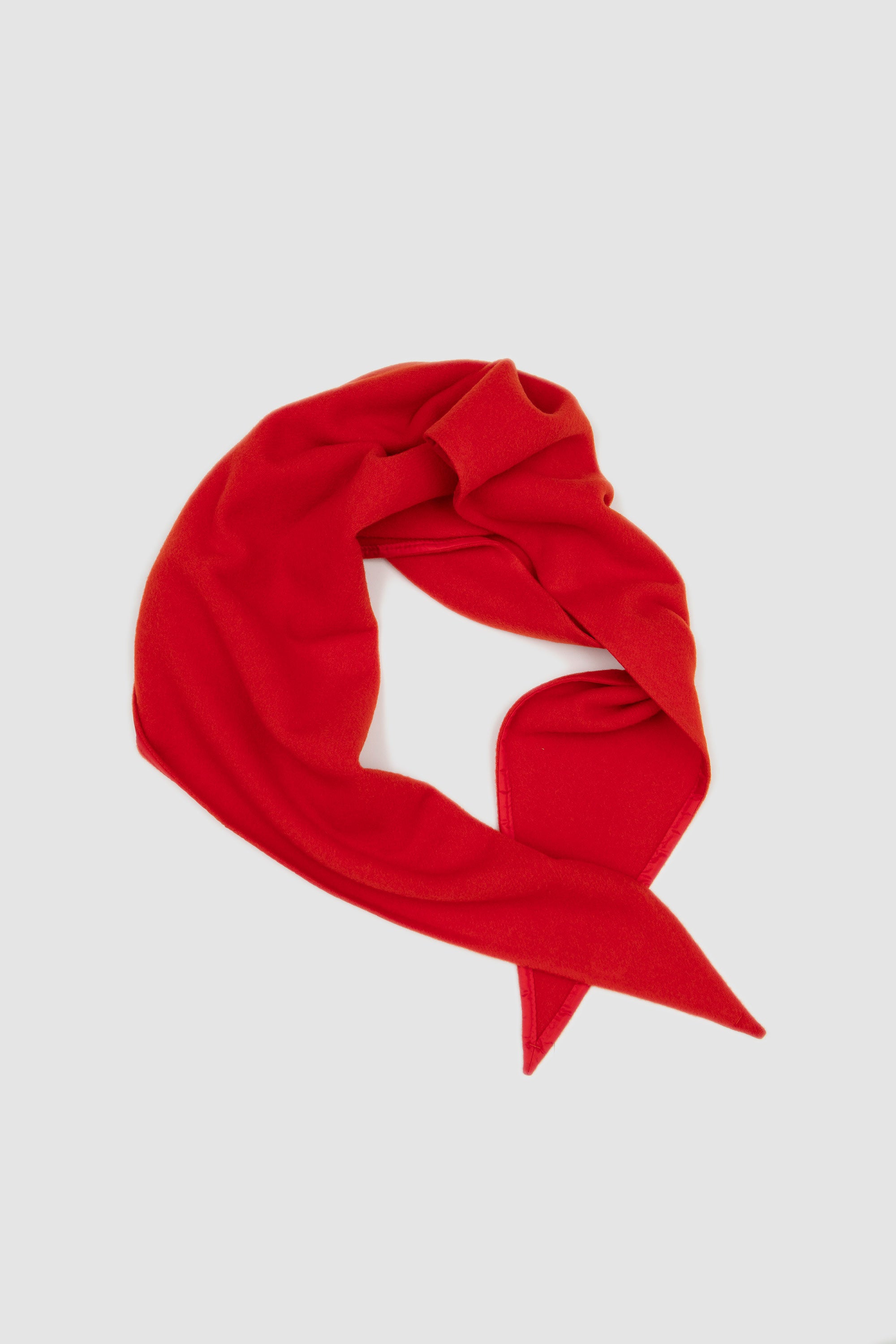 Natural Fleece Losange Orange