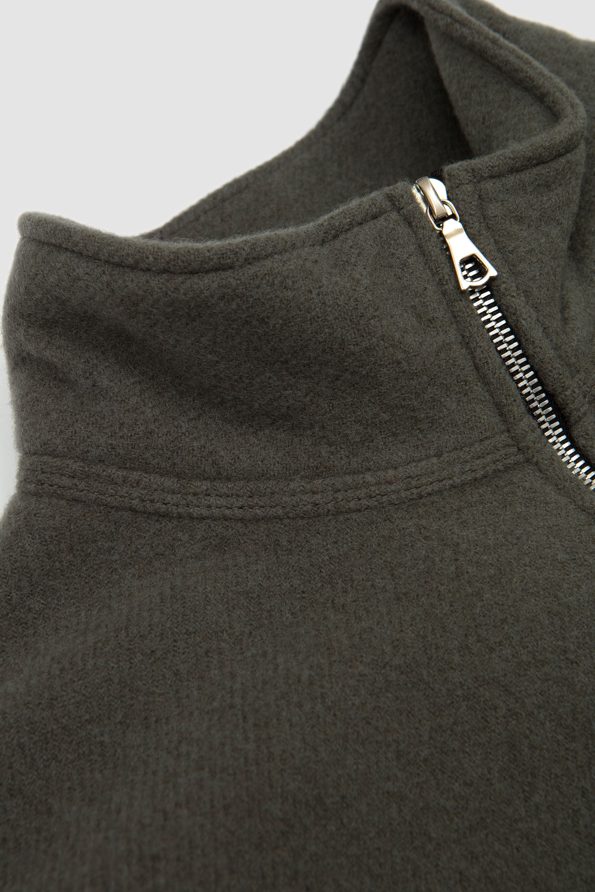 Natural Fleece Polo Camoscio