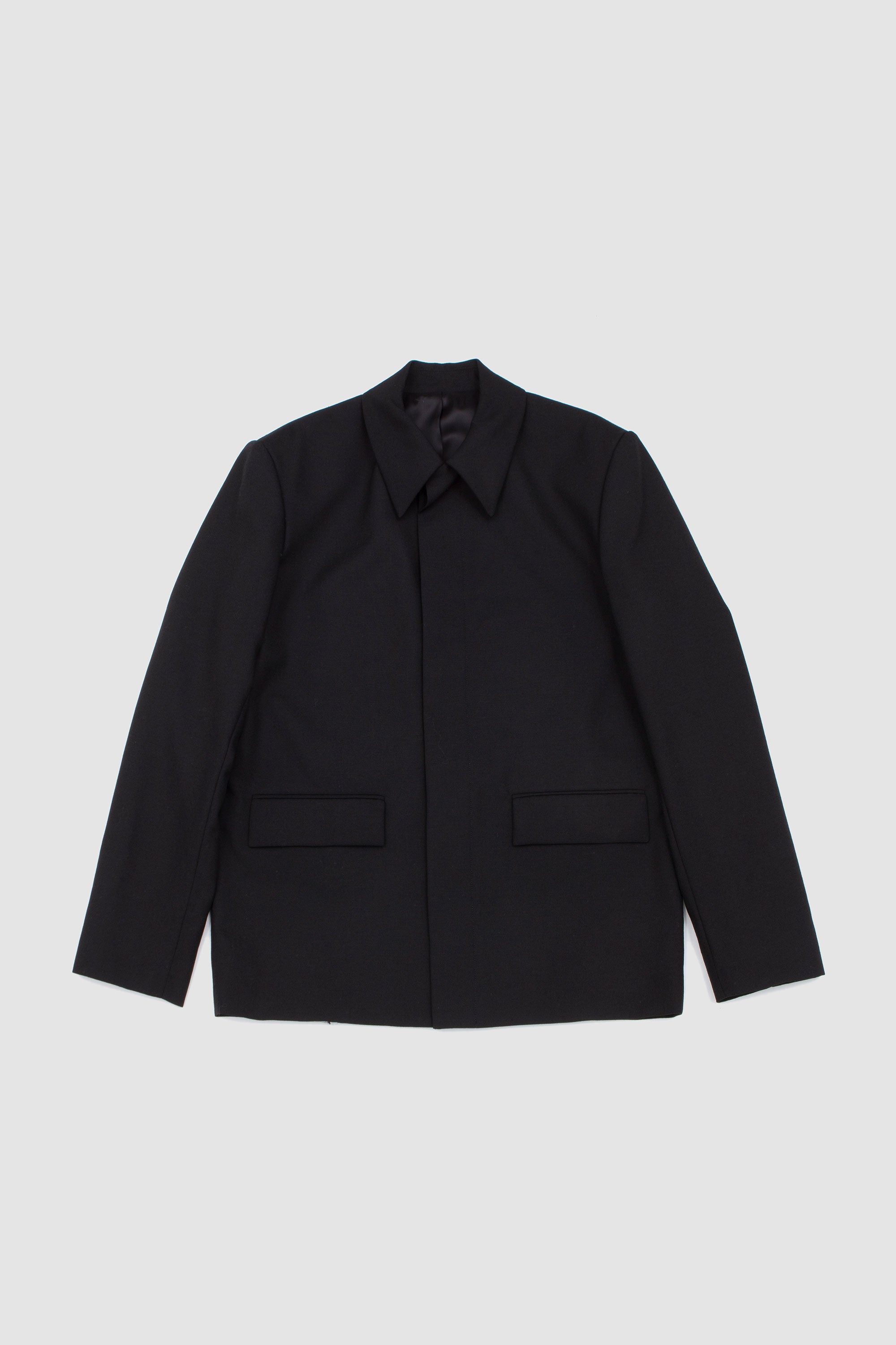 Rustic Wool Jacket Black