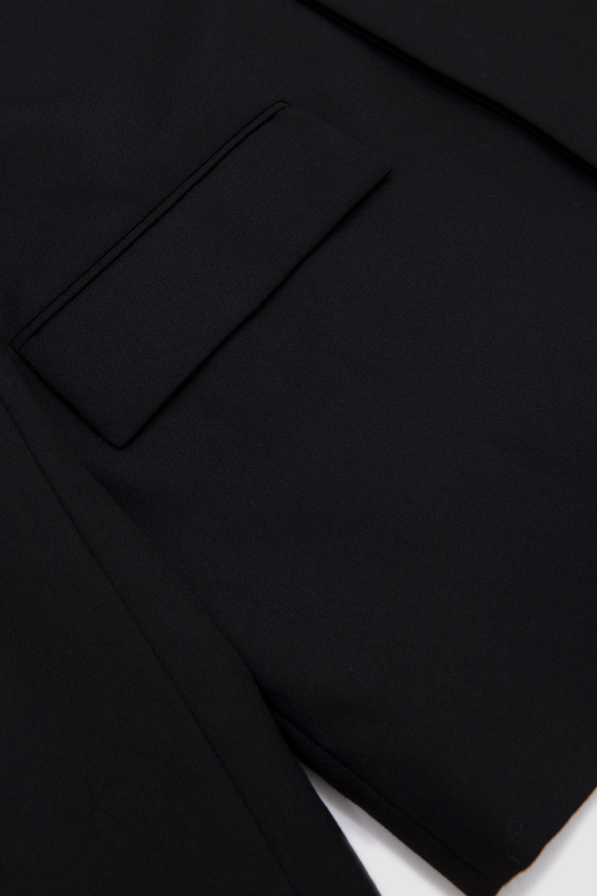 Rustic Wool Jacket Black