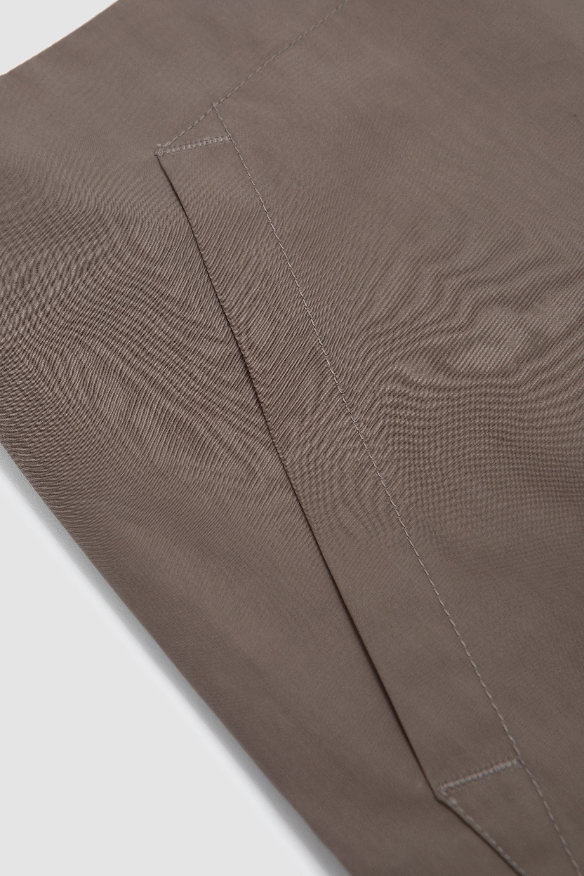 Skirt Apron Waxed Popelin Argile