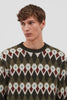 SPORTIVO STORE_Rune Loose Merino Fair Isle Jacquard Sweater Ivy Green_4