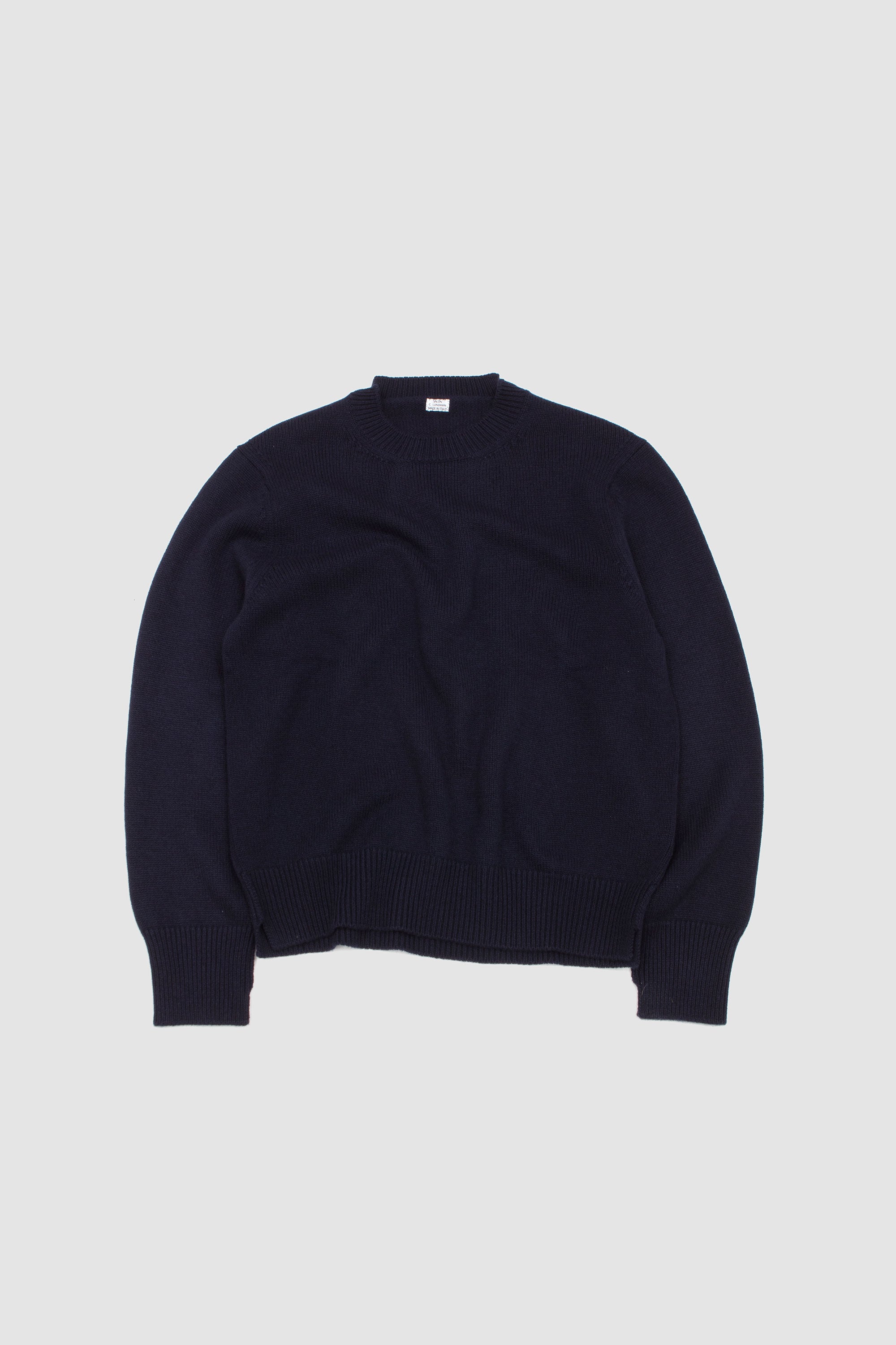Chunky O Neck Navy