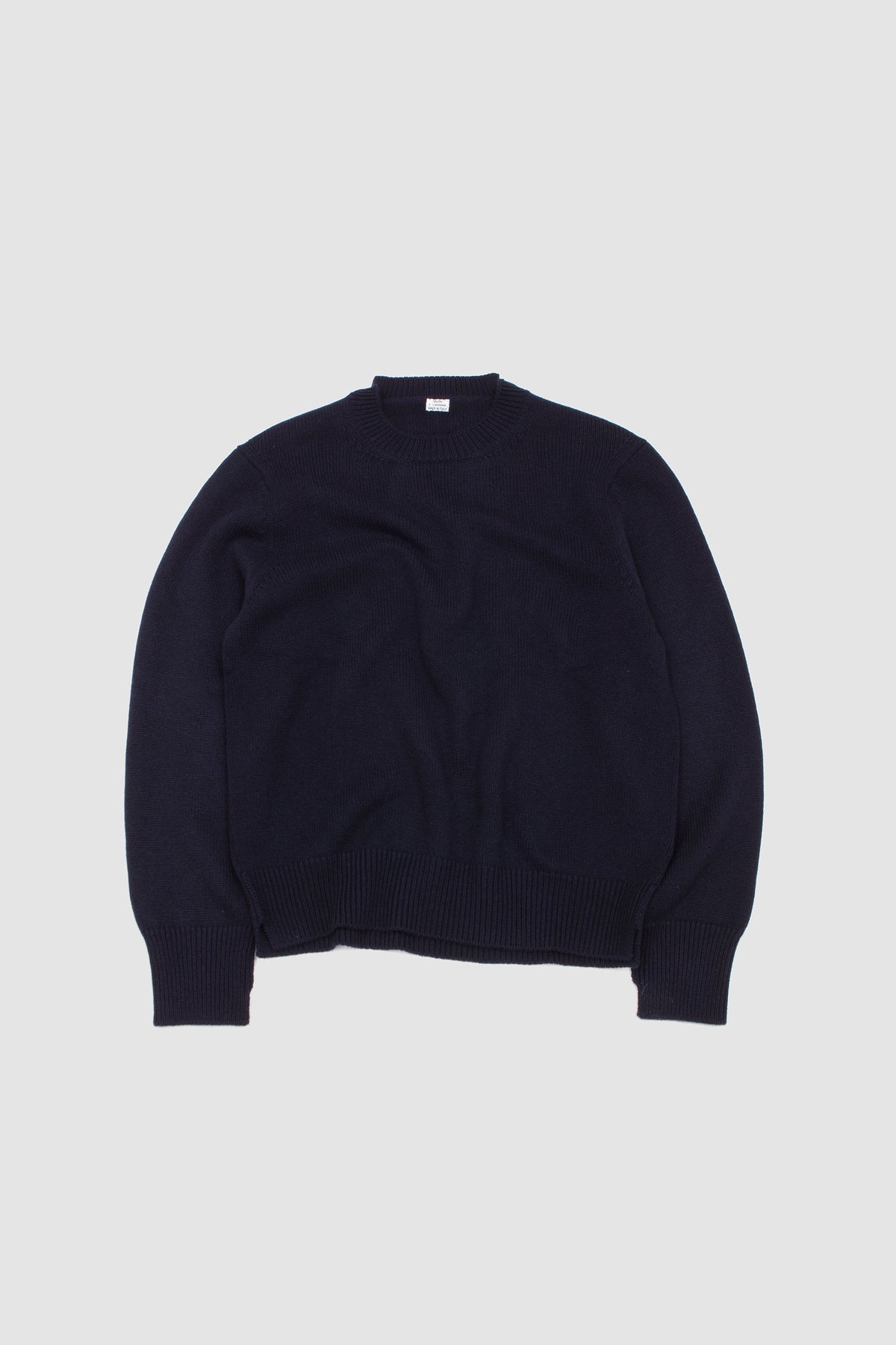 Chunky O Neck Navy_1