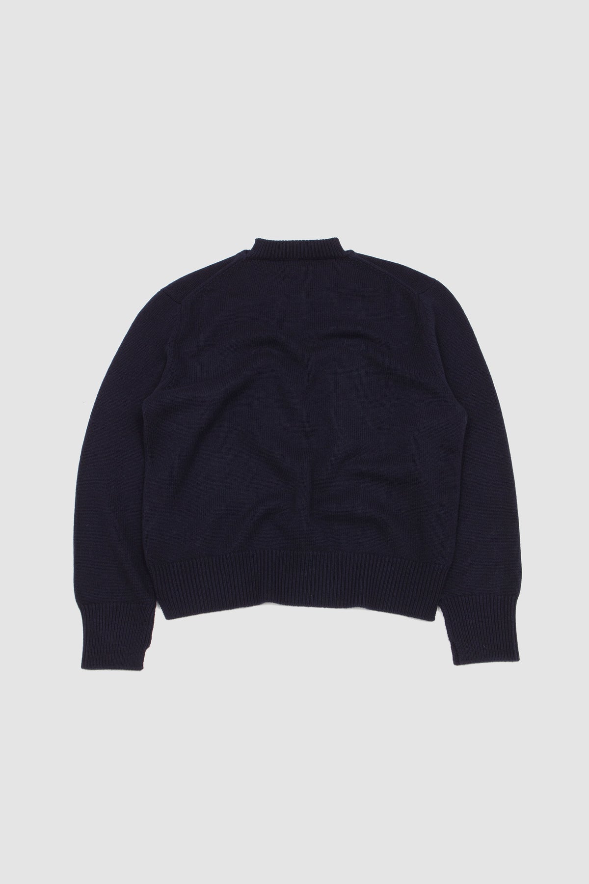 Chunky O Neck Navy_4