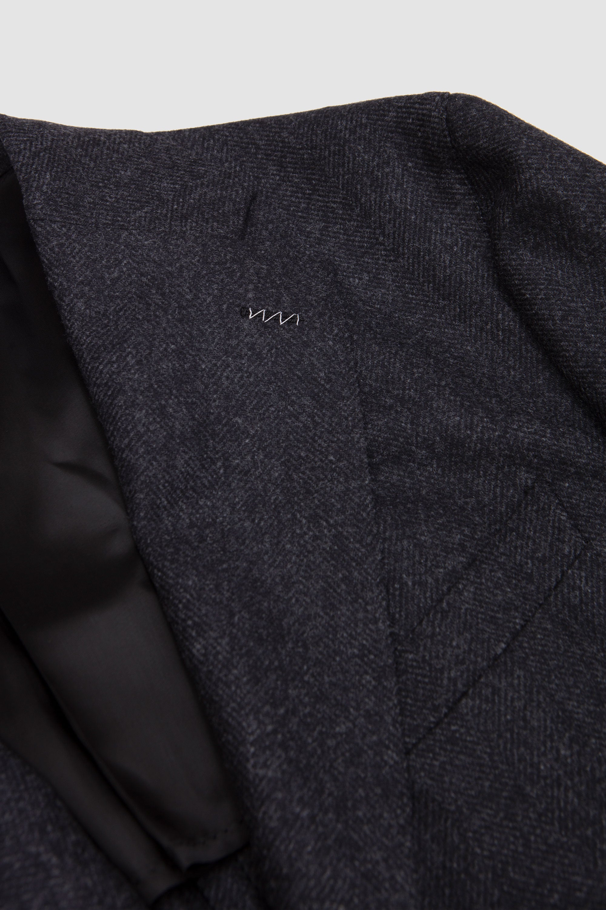Herringbone SB Jacket Unlined Dark Grey