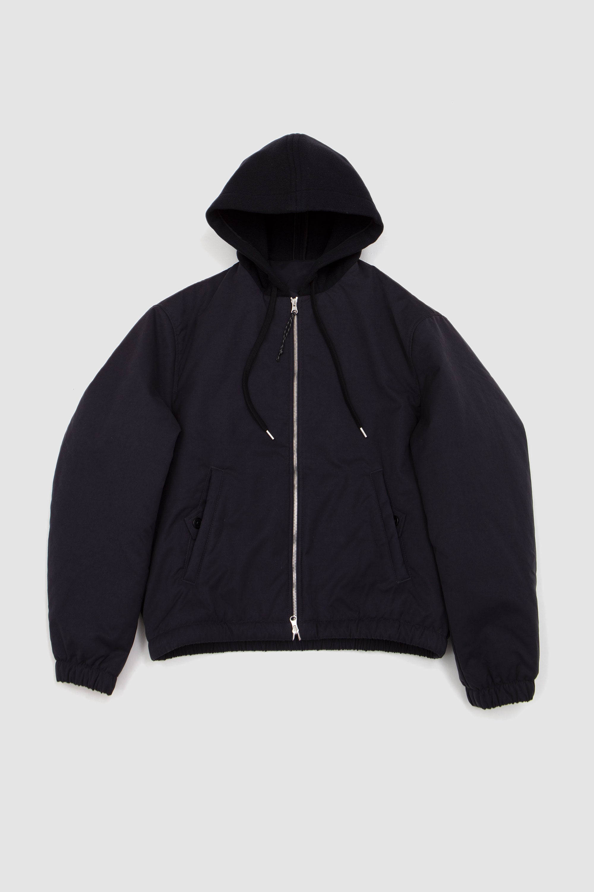 Hooded Bomber Navy