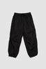 SPORTIVO STORE_Ankle Gathered Track Trousers Black