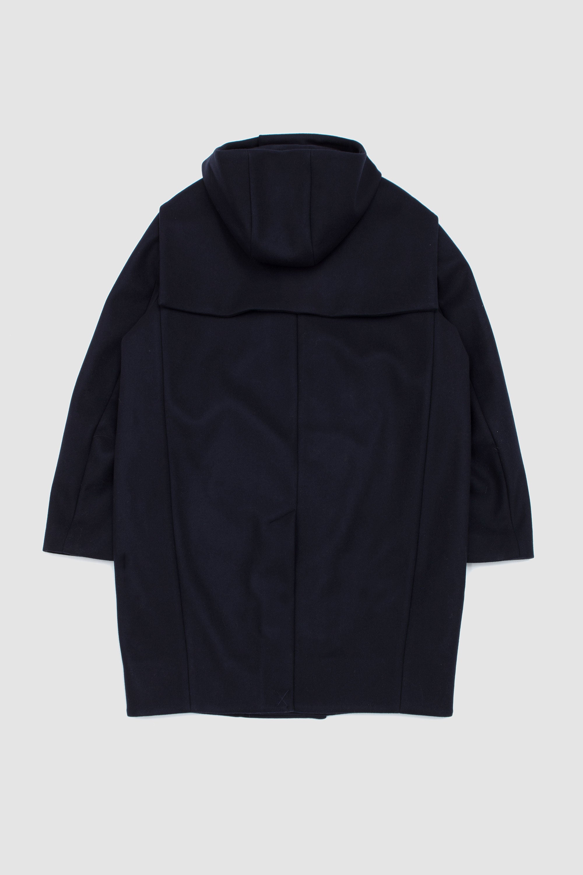Back Flop Cocoon Duffle Coat Navy_4