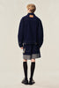 SPORTIVO STORE_Embellished Wide Leg Puddle Denim Shorts Indigo/ Clear_3