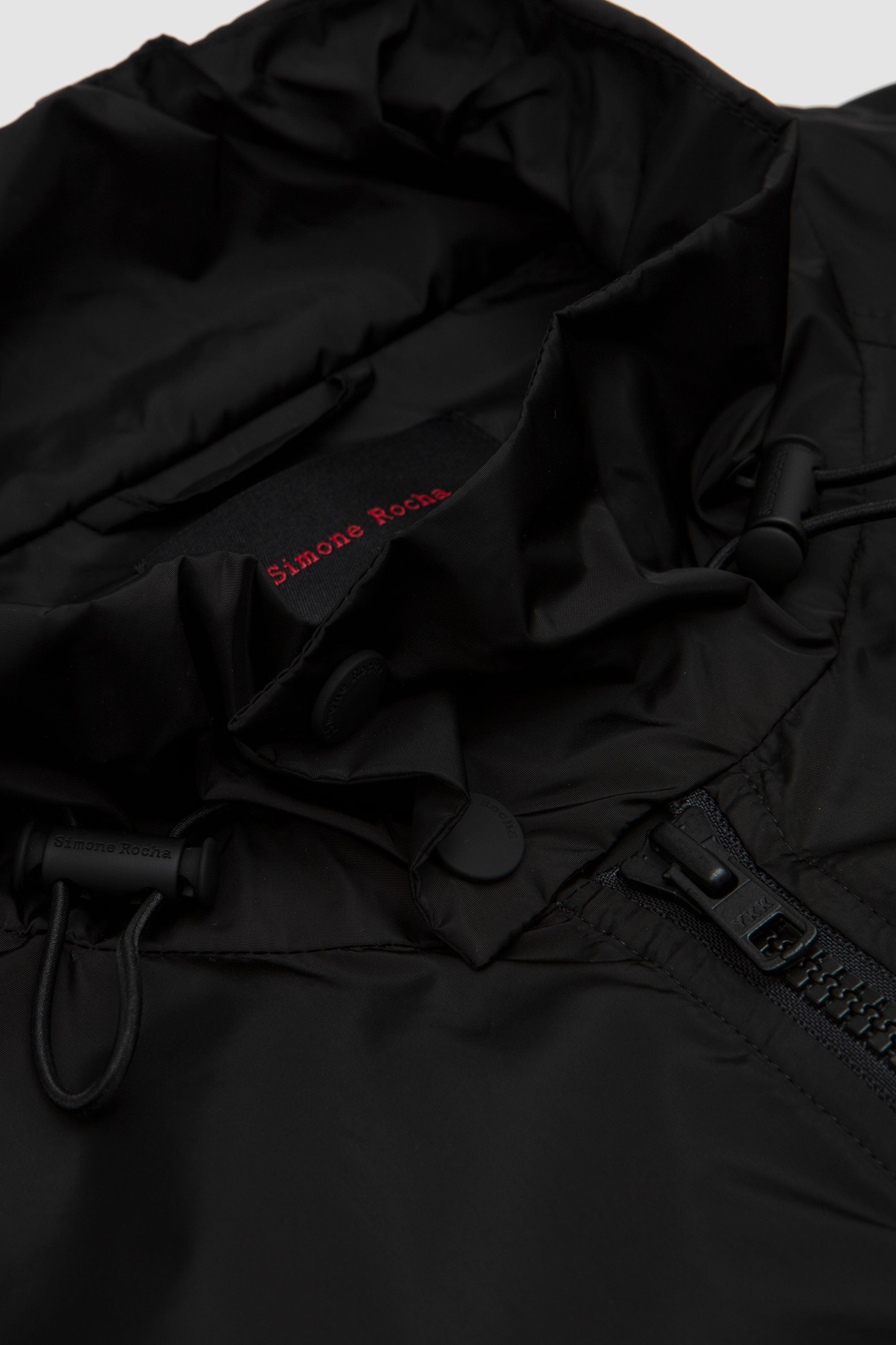 Harrington Jacket Daisy Embroidery Black_2