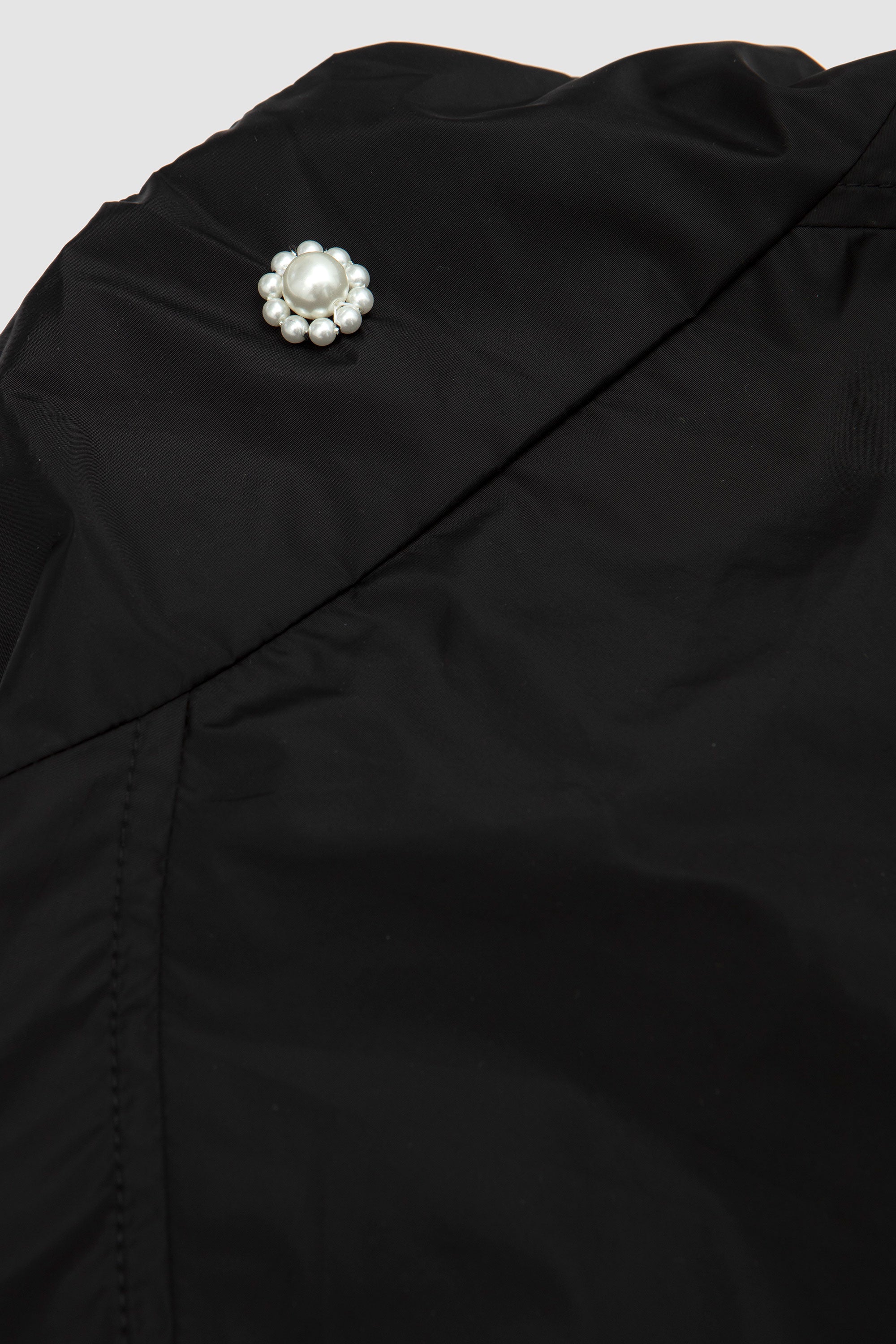 Harrington Jacket Daisy Embroidery Black_3