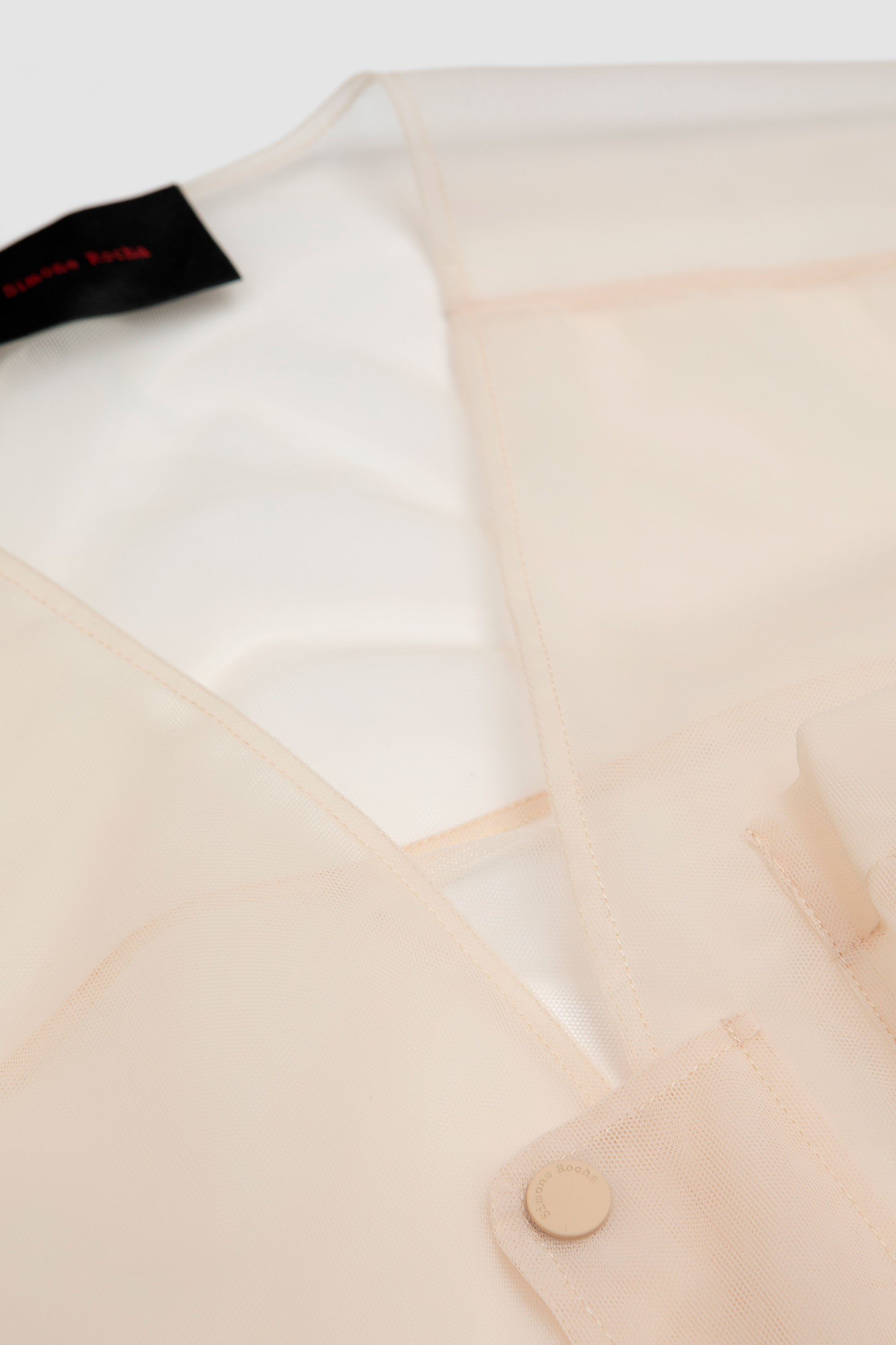 Multi Pocket Utility Vest Nude