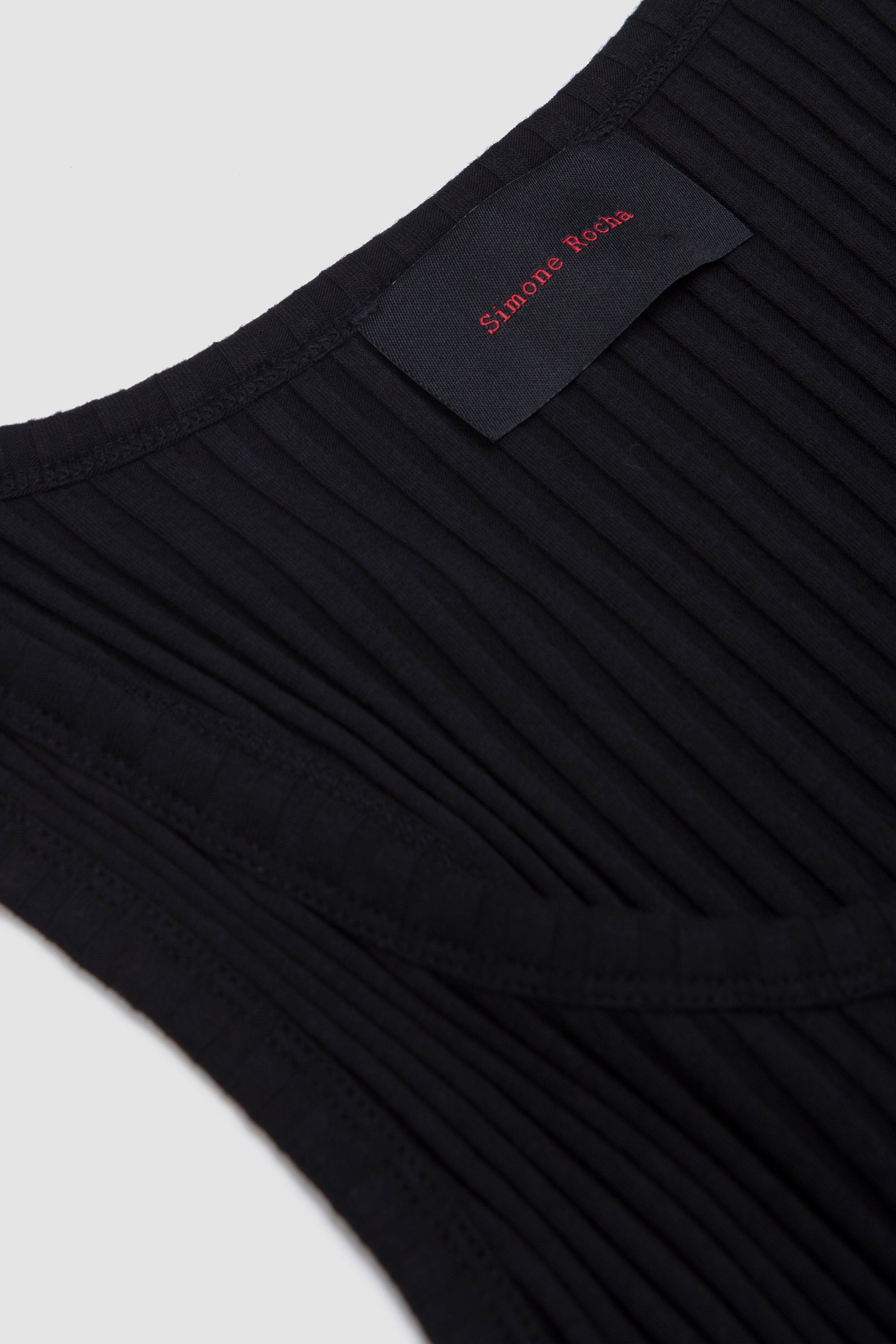 Ribbon Daisy Vest Black/ Black