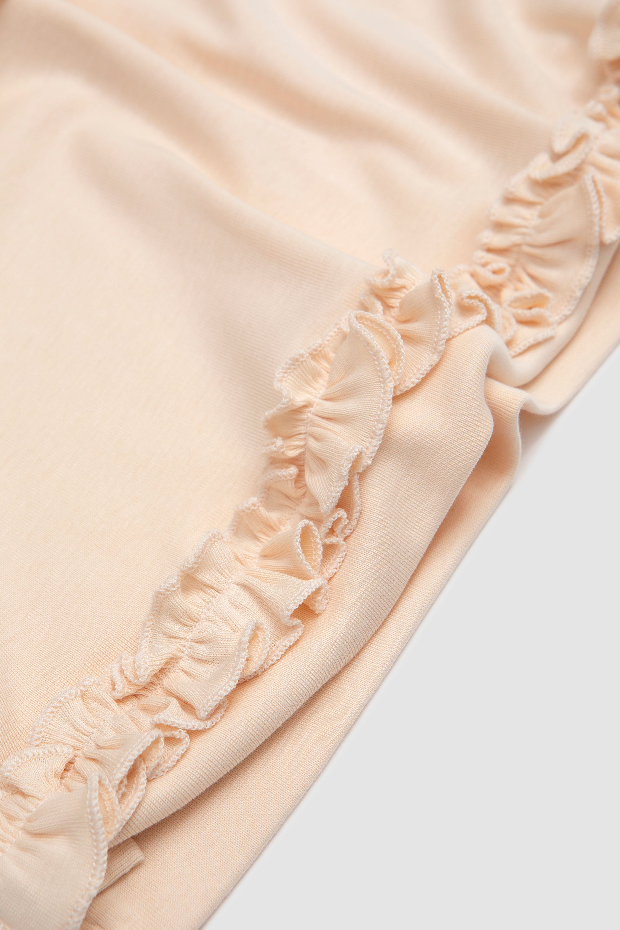 Ruffle Frill Tank Top Nude_4