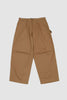 SPORTIVO STORE_Wide Leg Embellished Puddle Drill Jeans Khaki/ Pearl