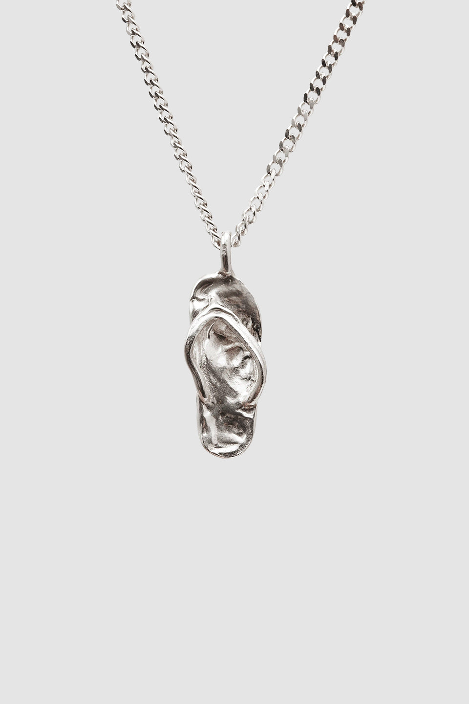 Chancla Necklace Silver_2