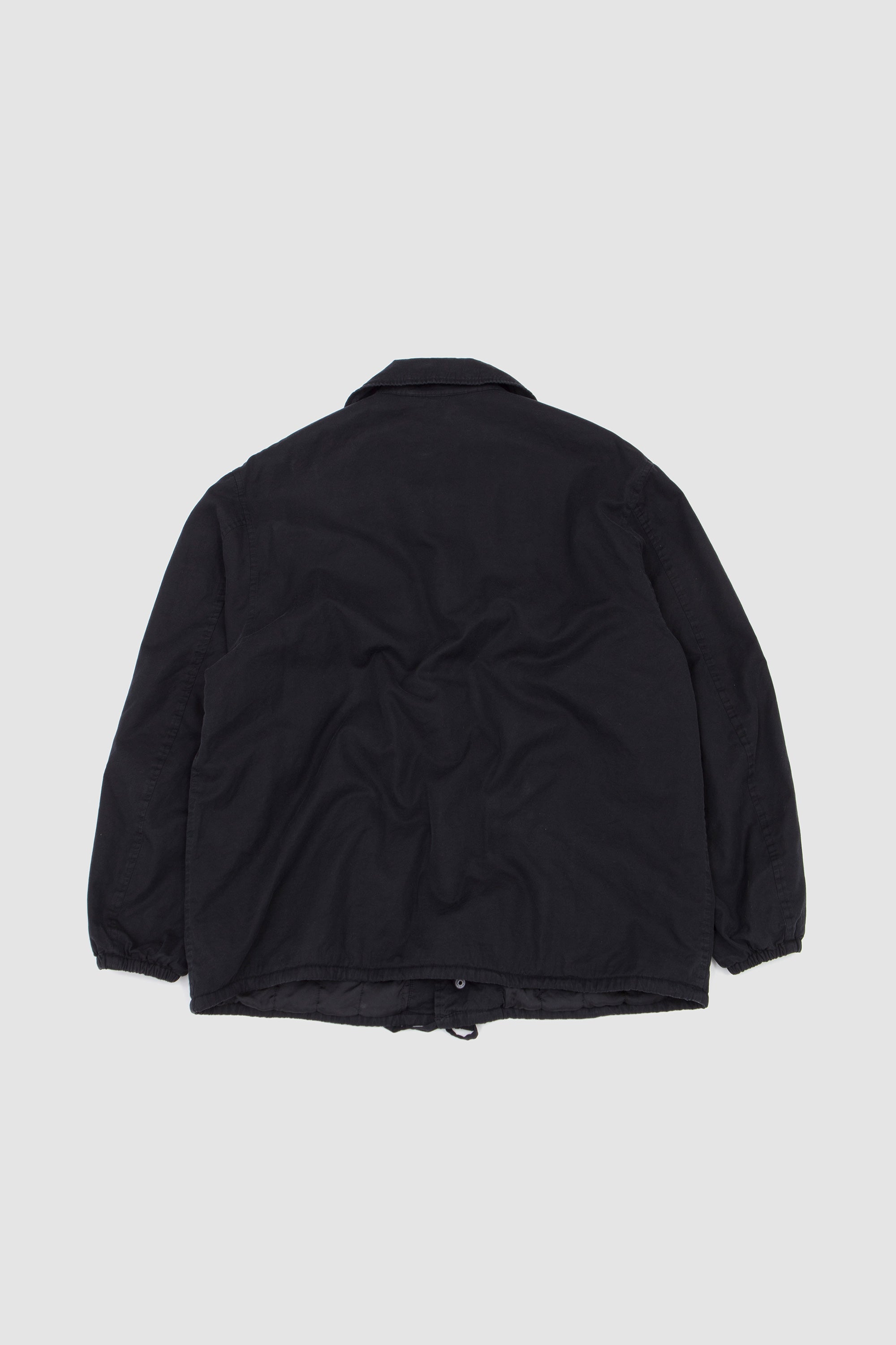 Cotton Rayon Vintage Coach Jacket Black_4