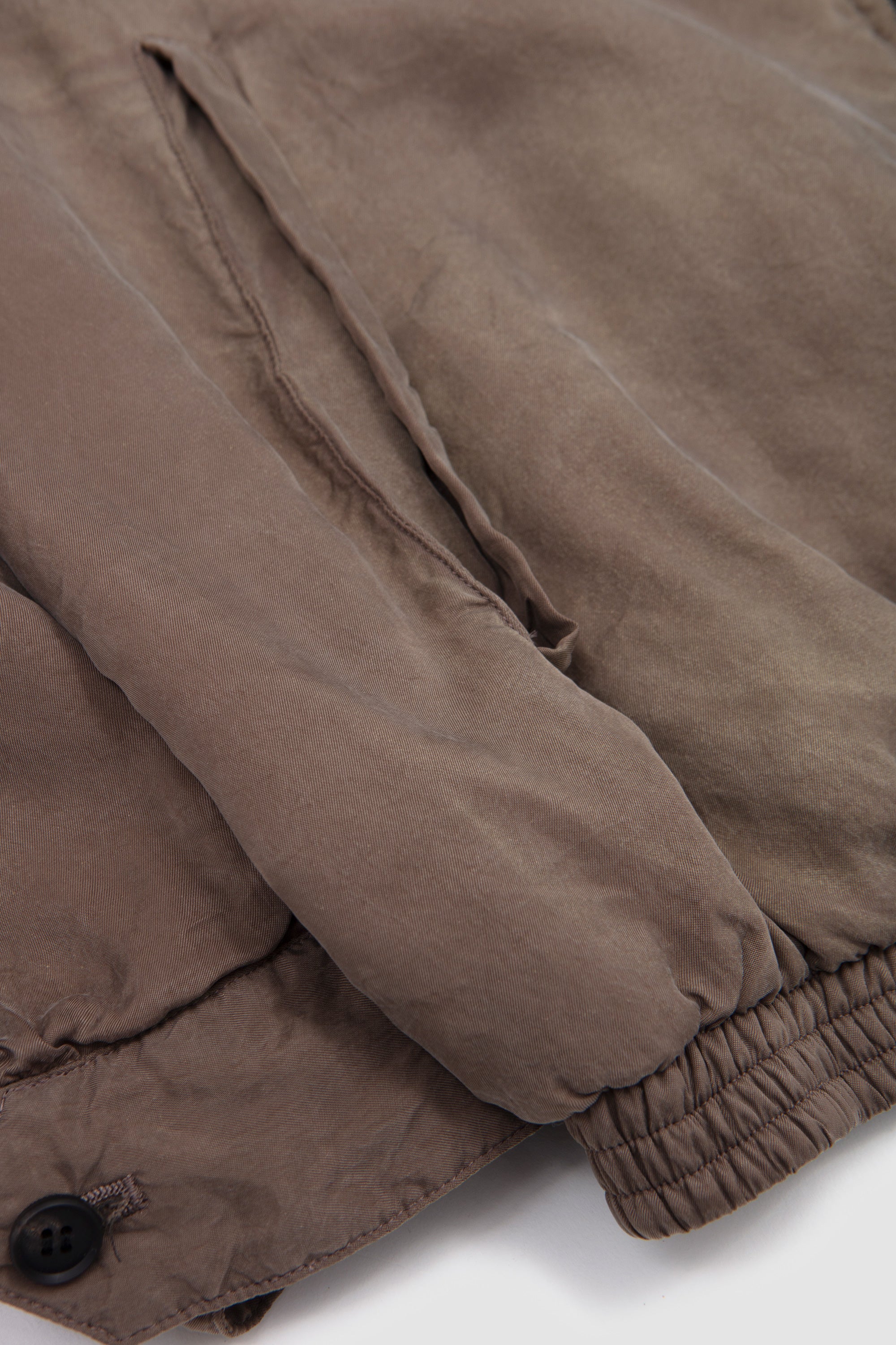 SPORTIVO [Cupro fibril vintage zip jacket khaki]