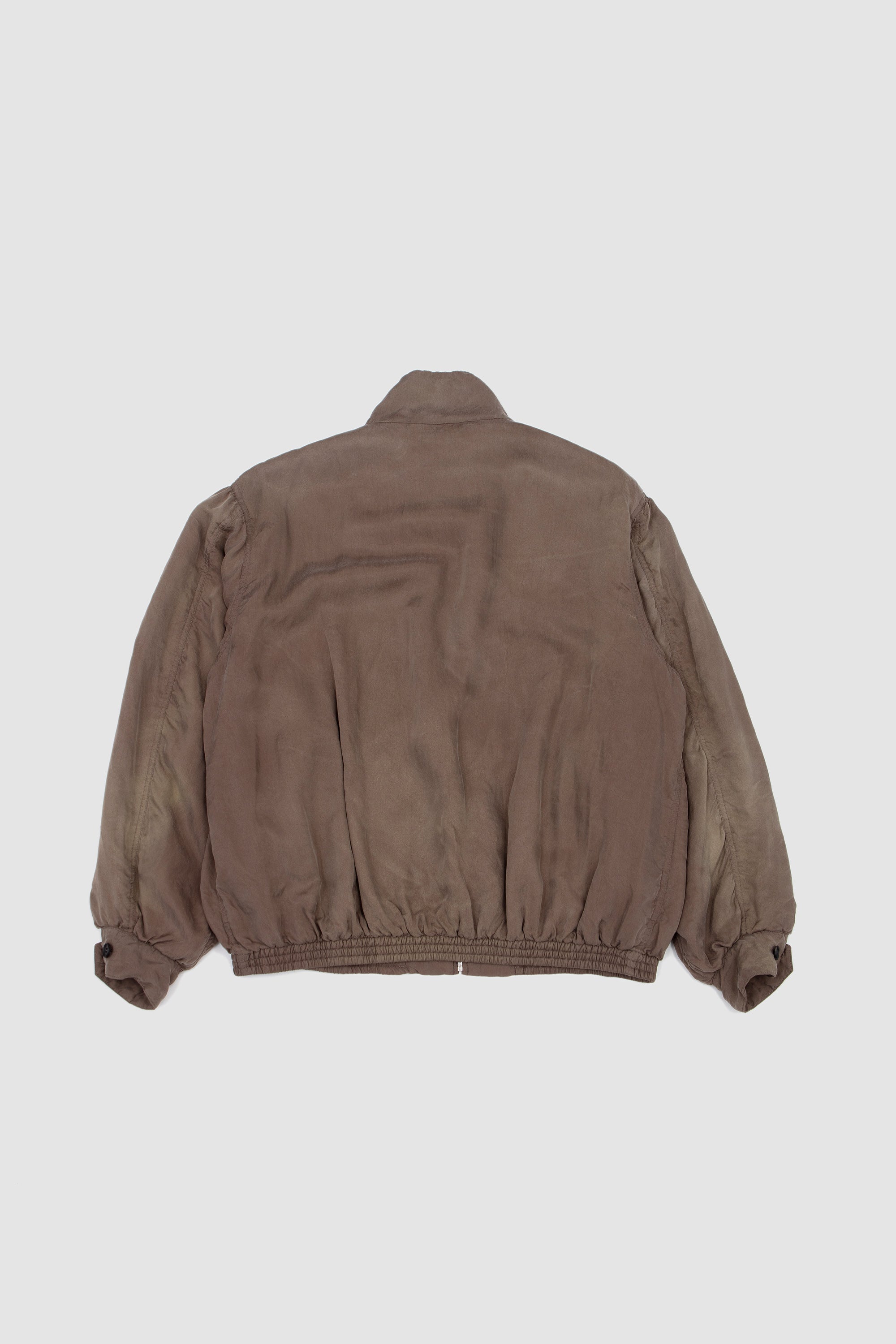 ジャケット・アウター sputnik SPORTIVO [Cupro fibril vintage zip jacket khaki]