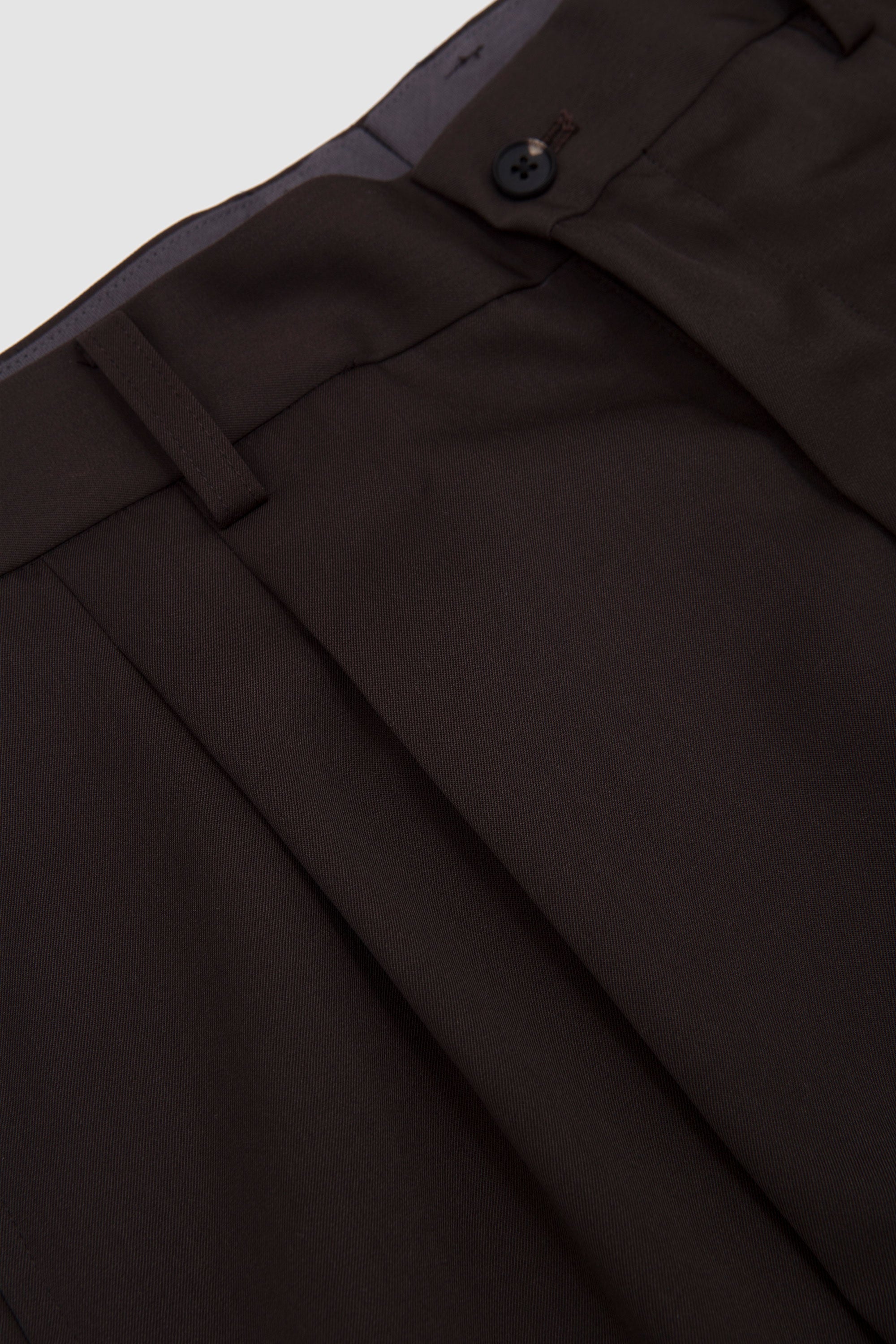 Long Wide Trousers Grey Khaki