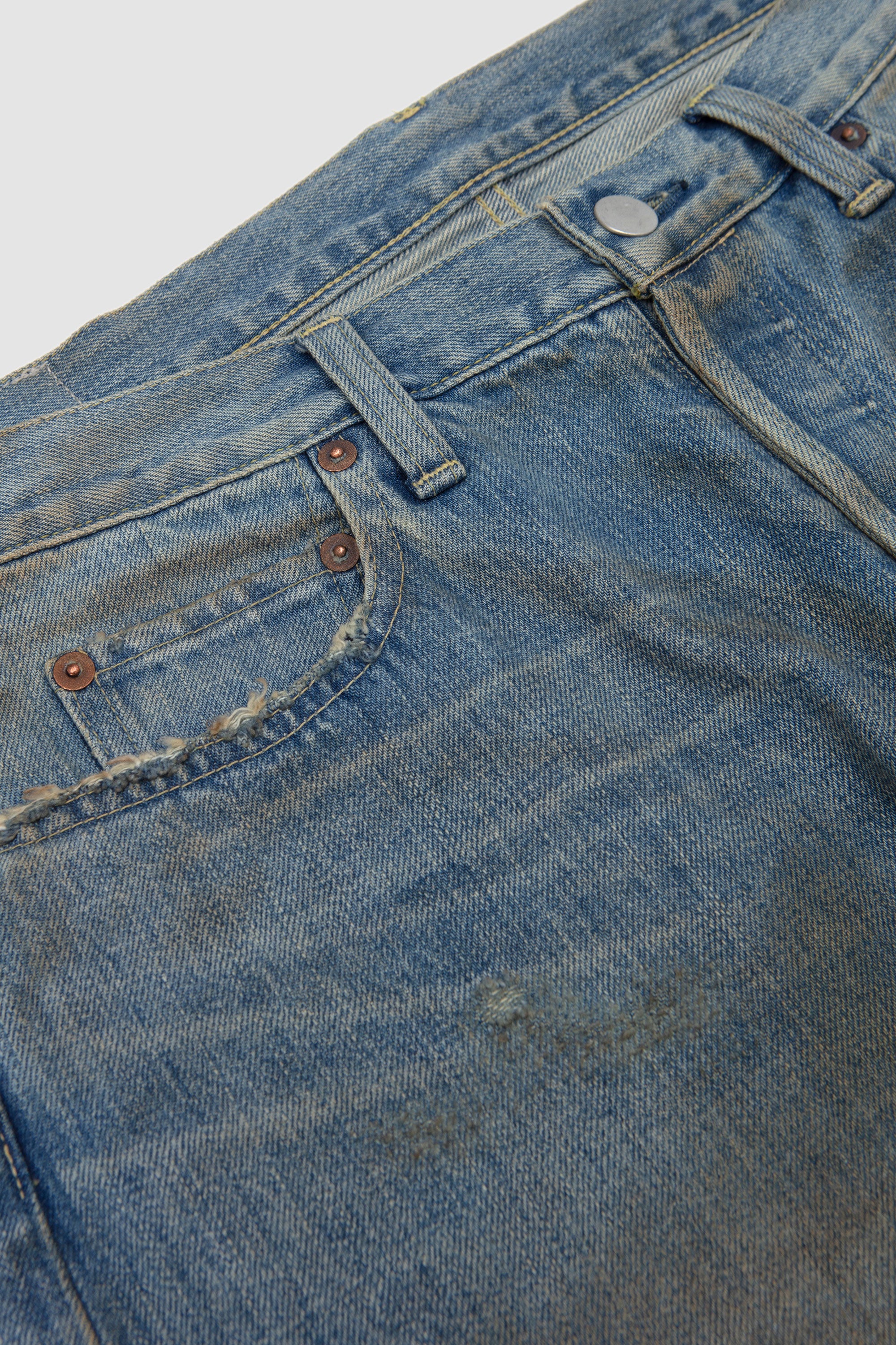 Loose Denim Jeans Indigo