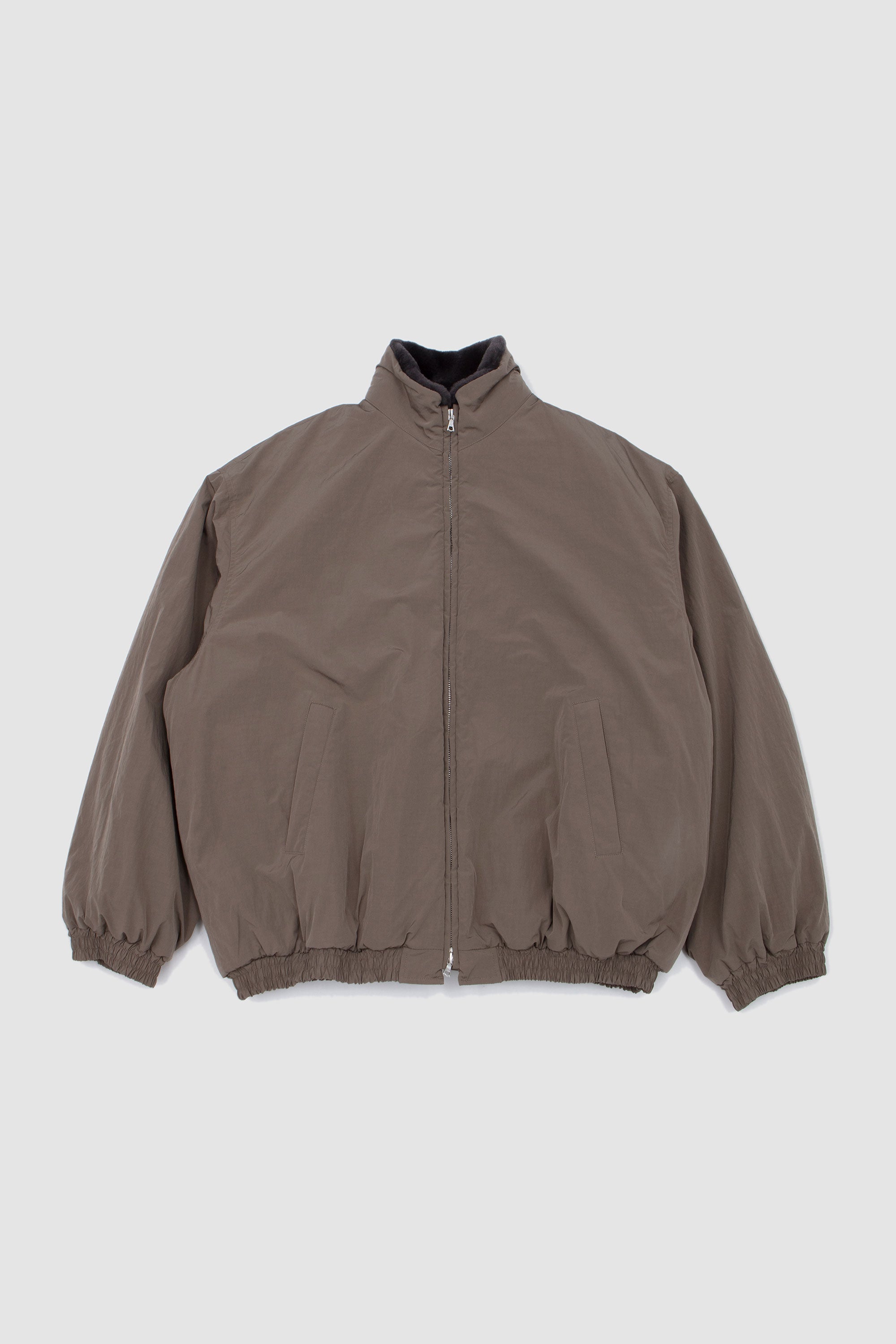 Mouton Inner Reversible Padded Jacket Taupe