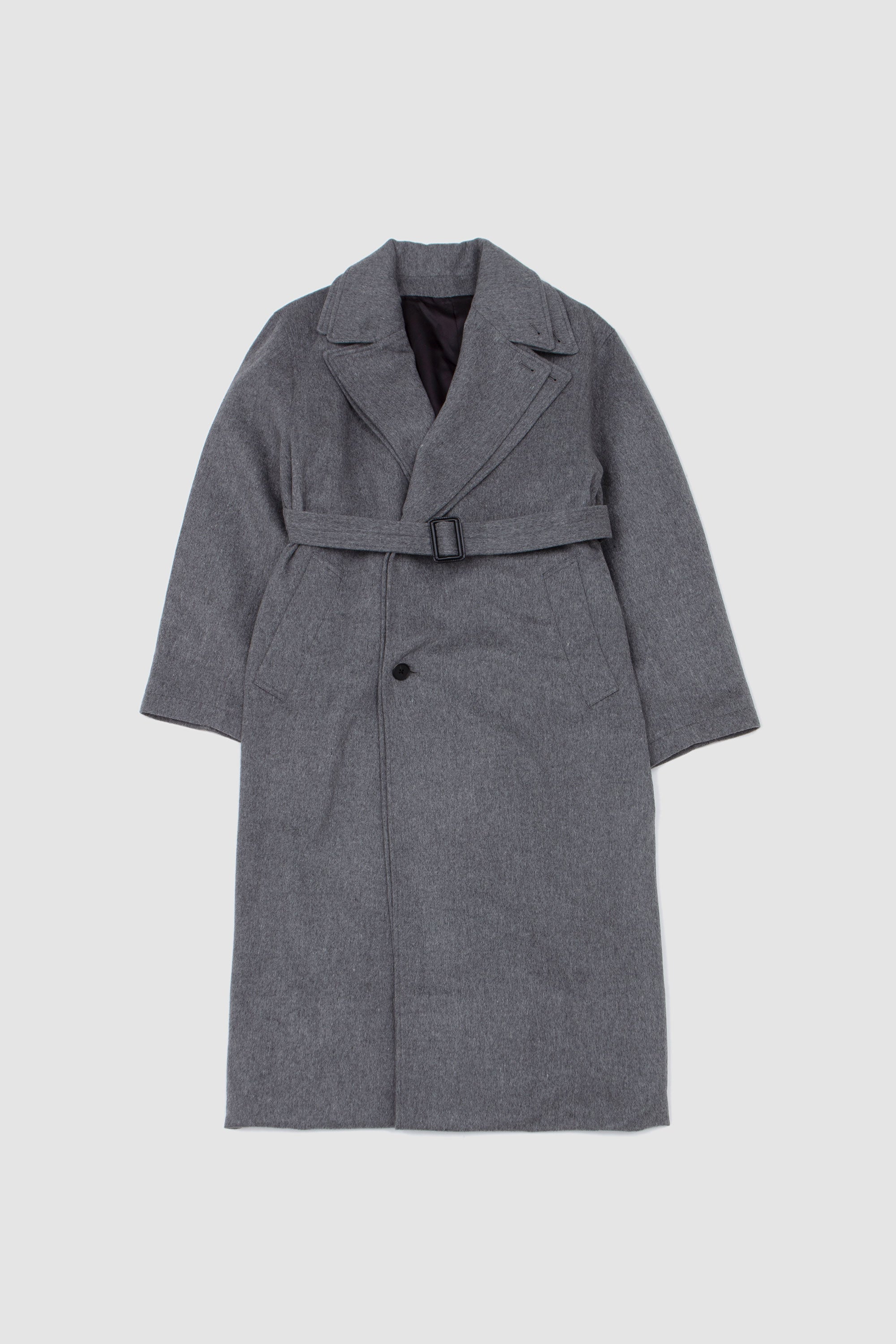 Oversized Layered Combination Coat Grey_1