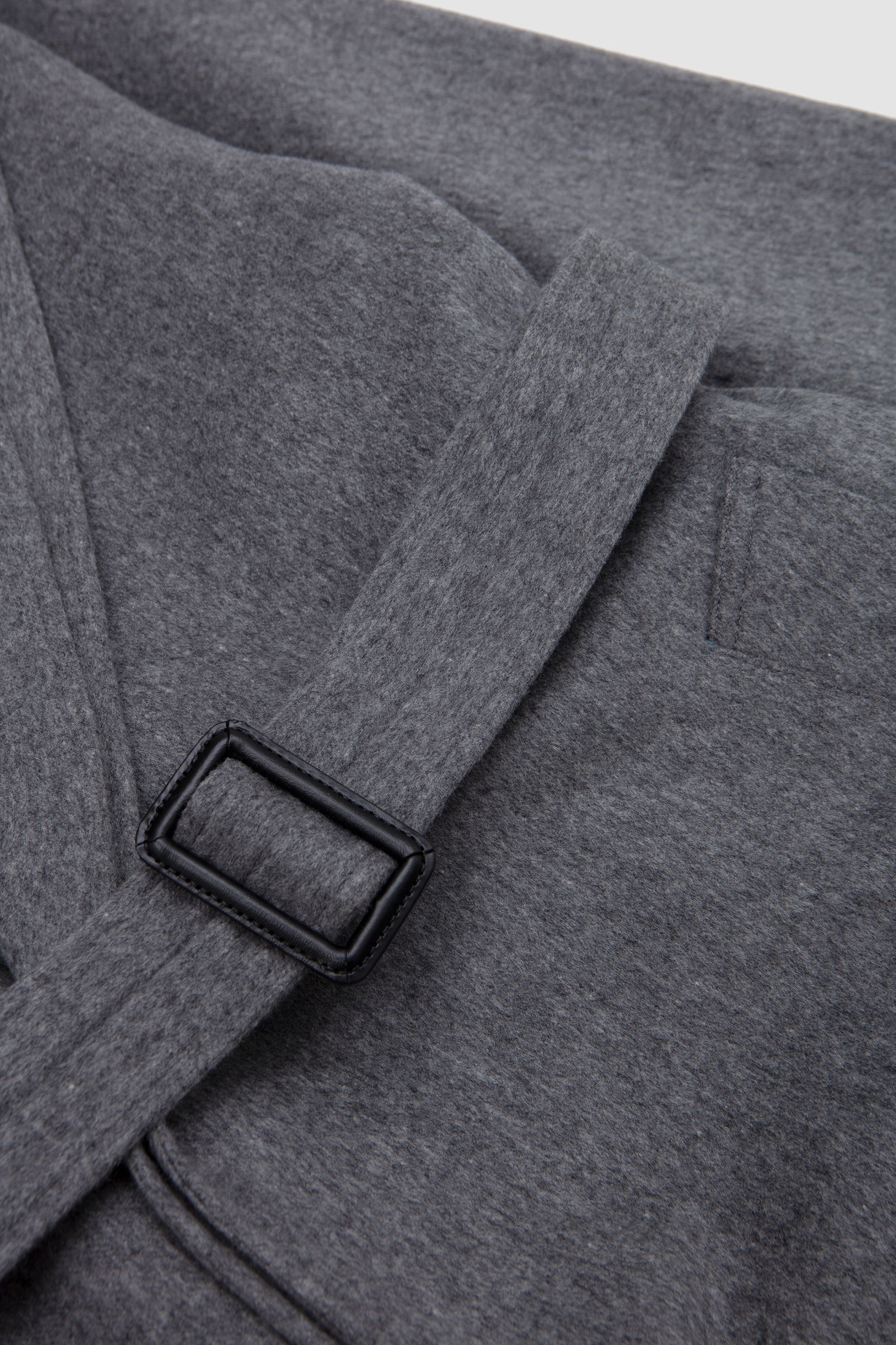 SPORTIVO [Oversized layered combination coat grey]