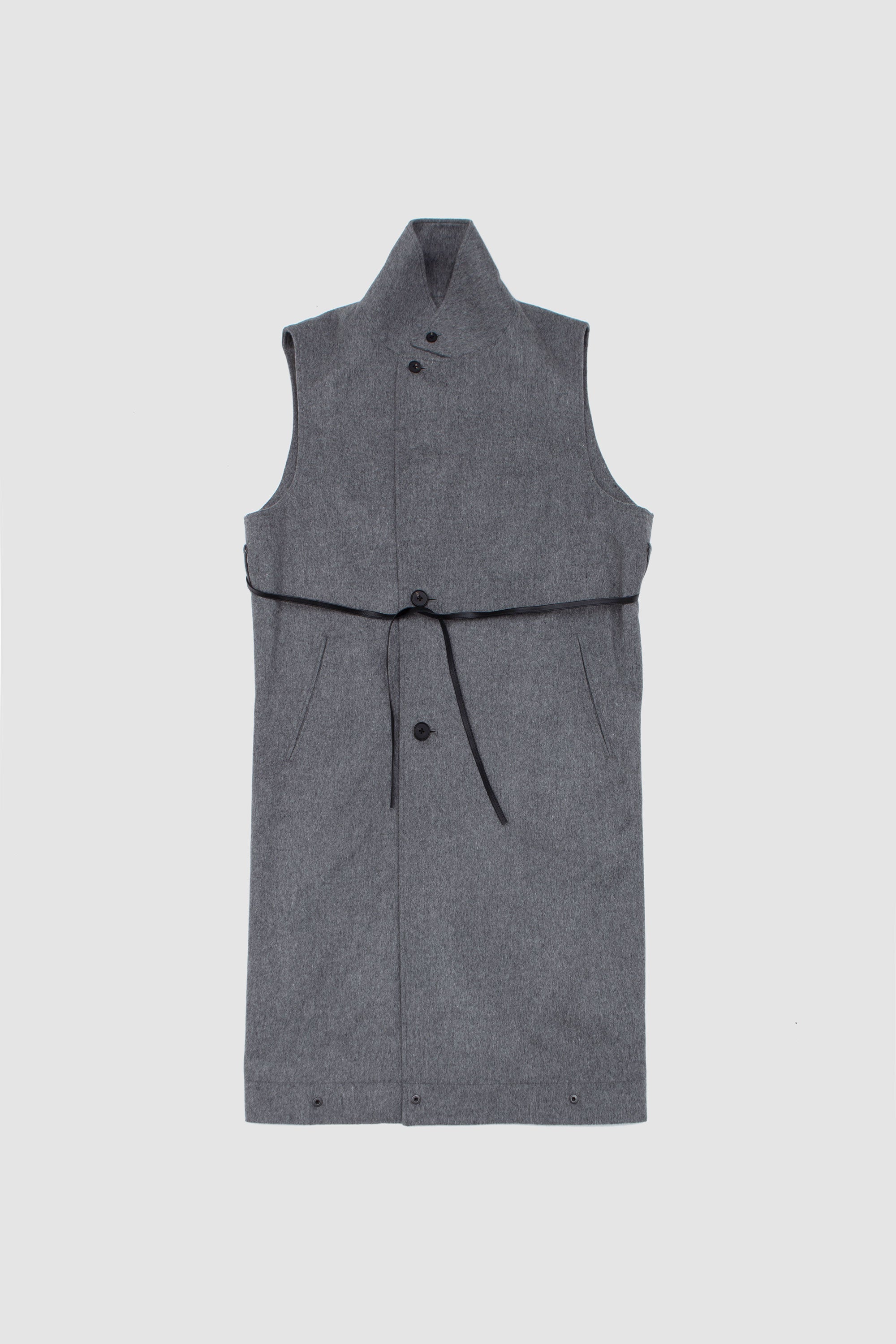 Oversized Layered Combination Coat Grey_8