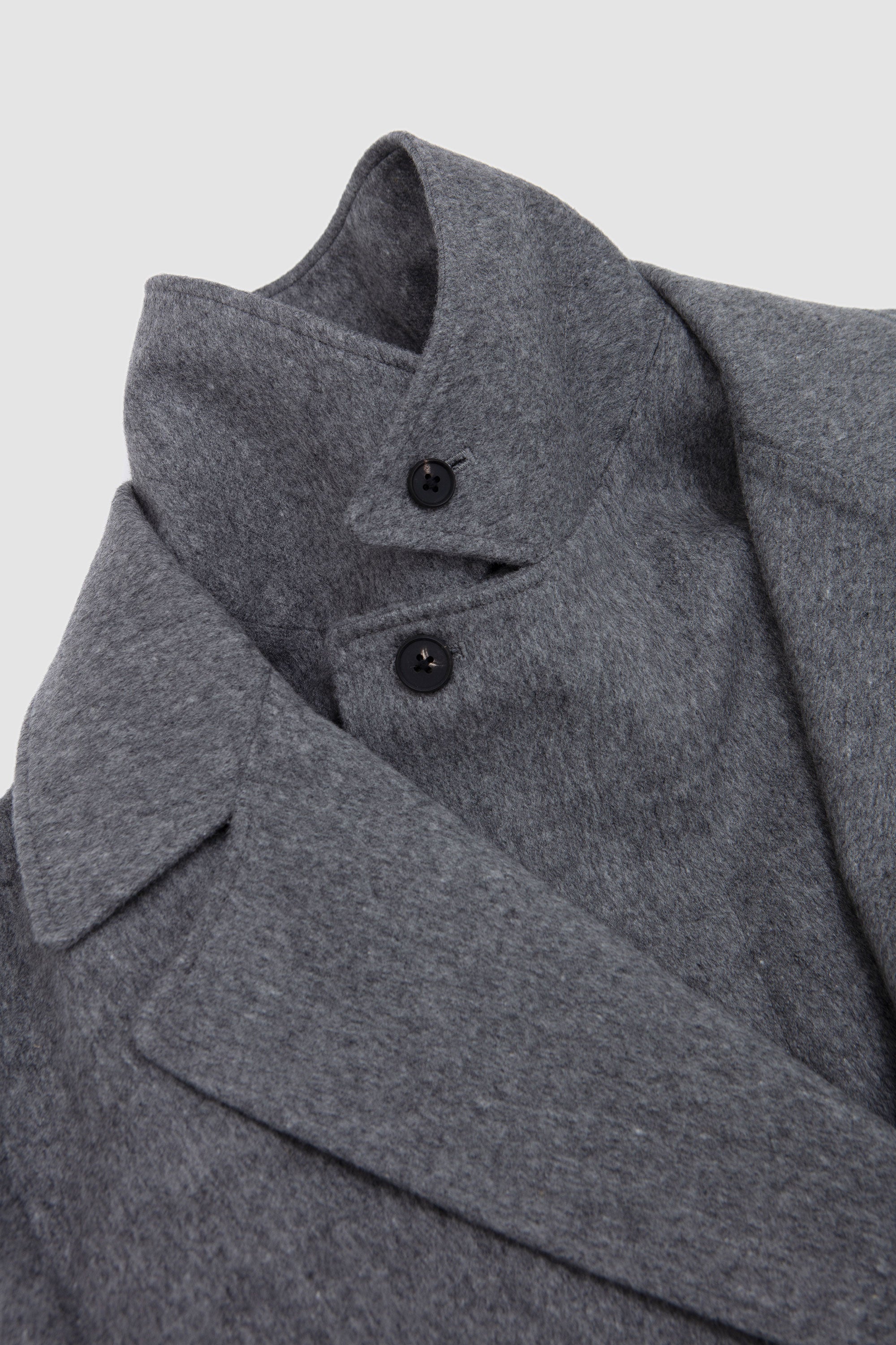 SPORTIVO [Oversized layered combination coat grey]