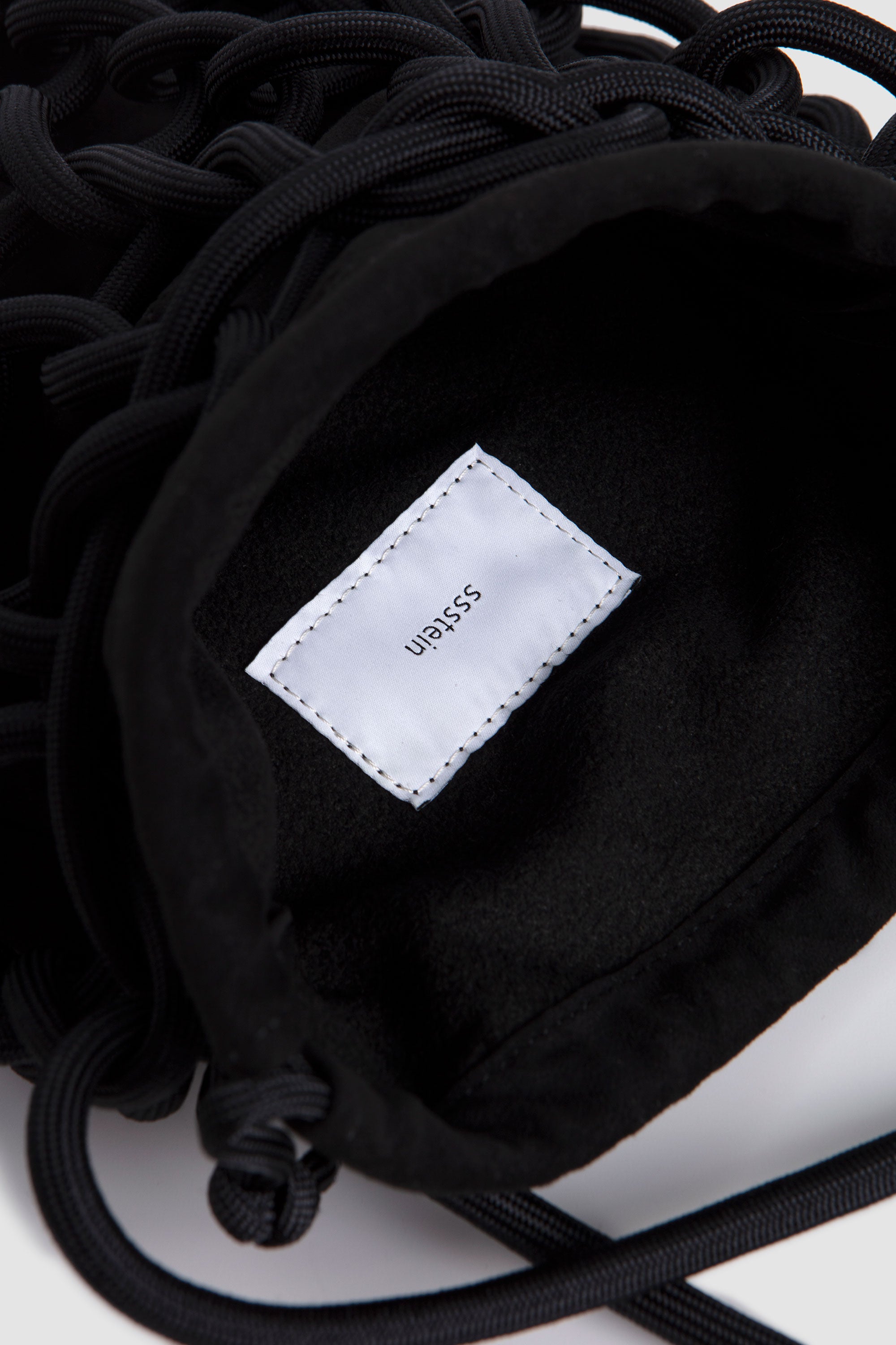 Para Cord Hand Knit Bag Black_4