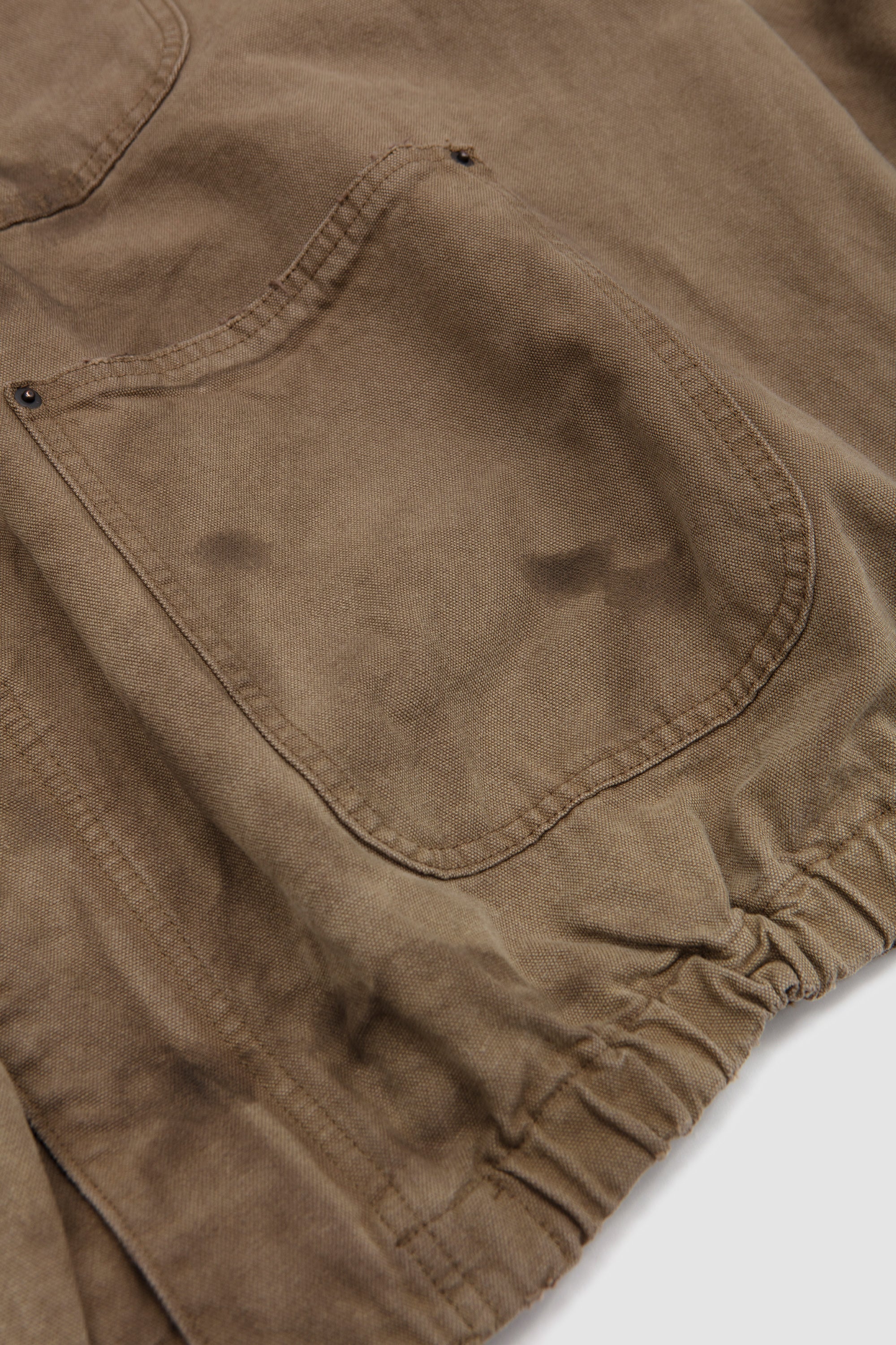 Sulfur Dyed Oxford Vintage Jacket Khaki Beige