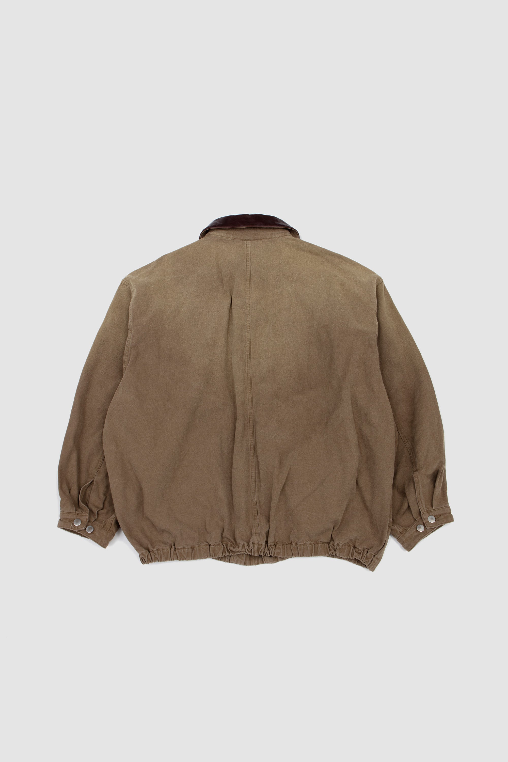 Sulfur Dyed Oxford Vintage Jacket Khaki Beige_4