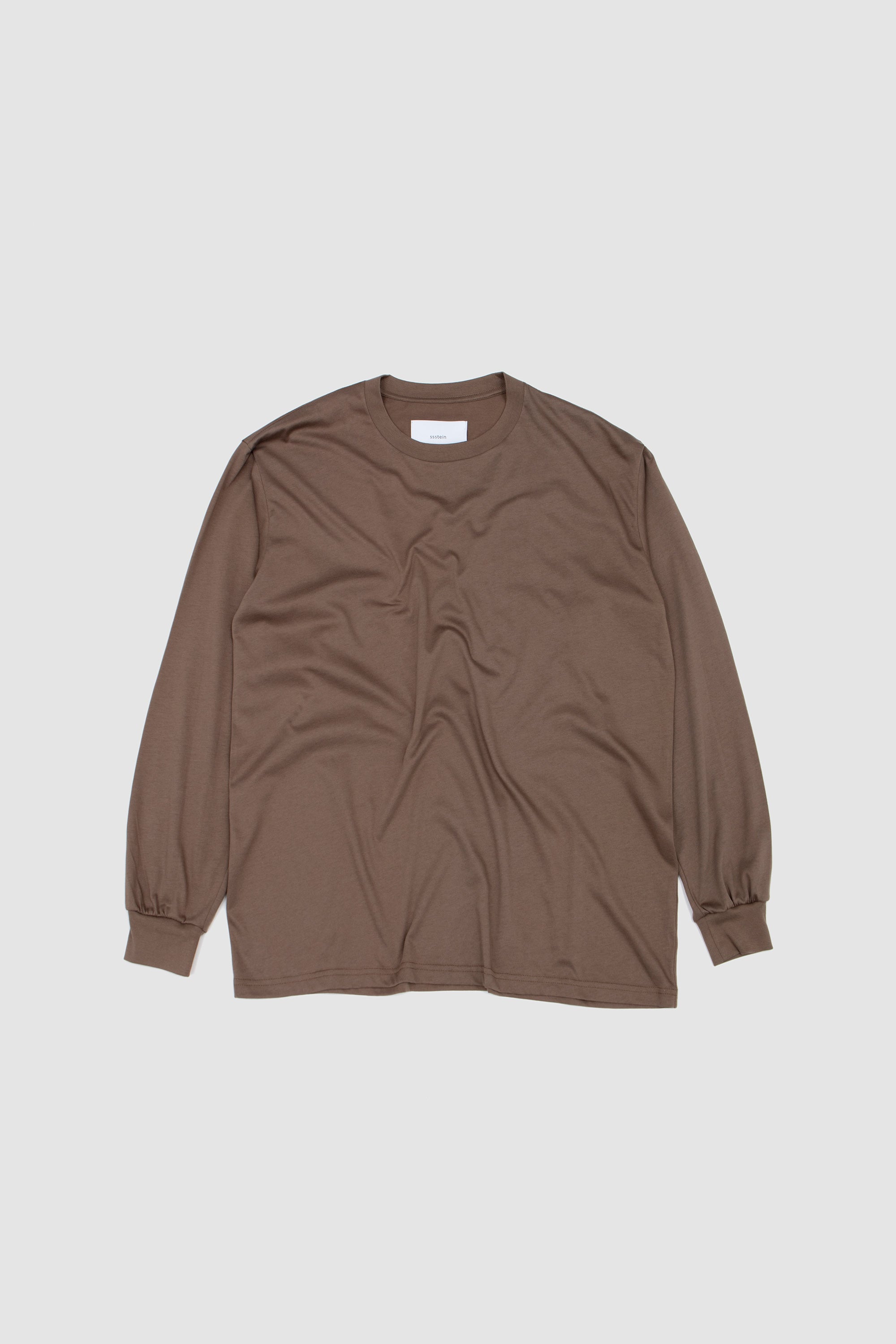 Suvin Cotton Basic LS Tee Khaki_1