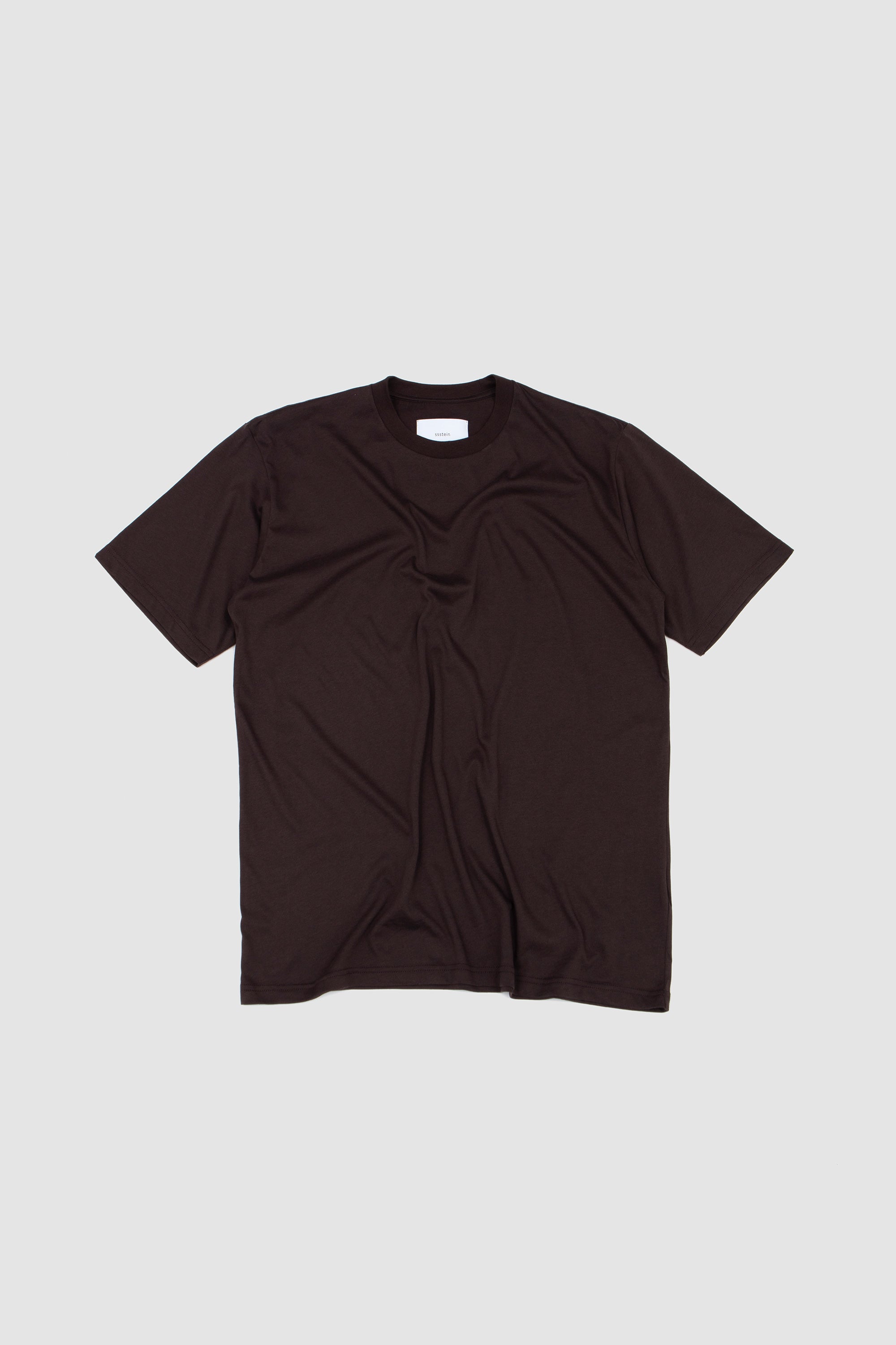 Suvin Cotton Basic Tee Dark Brown