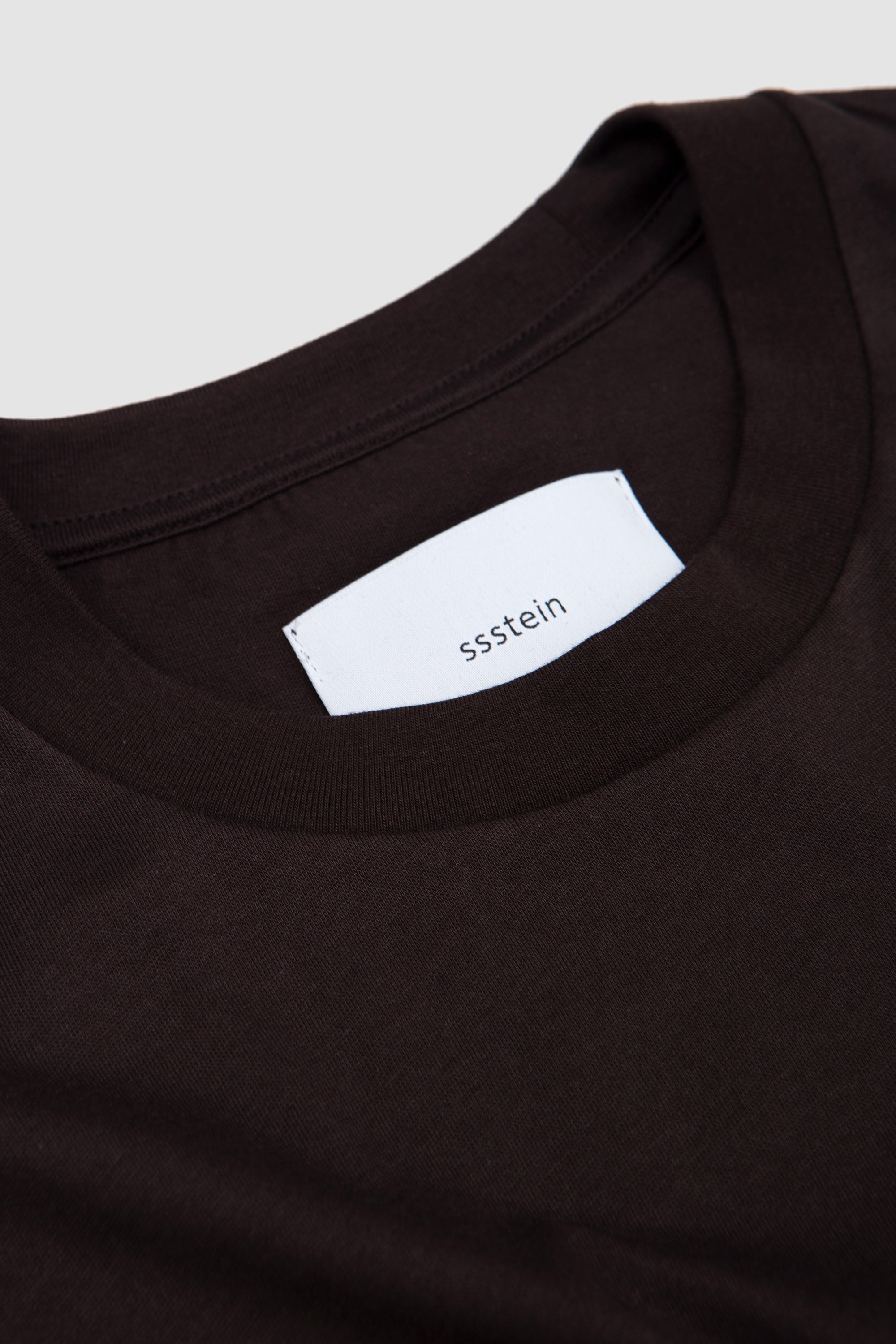 Suvin Cotton Basic Tee Dark Brown
