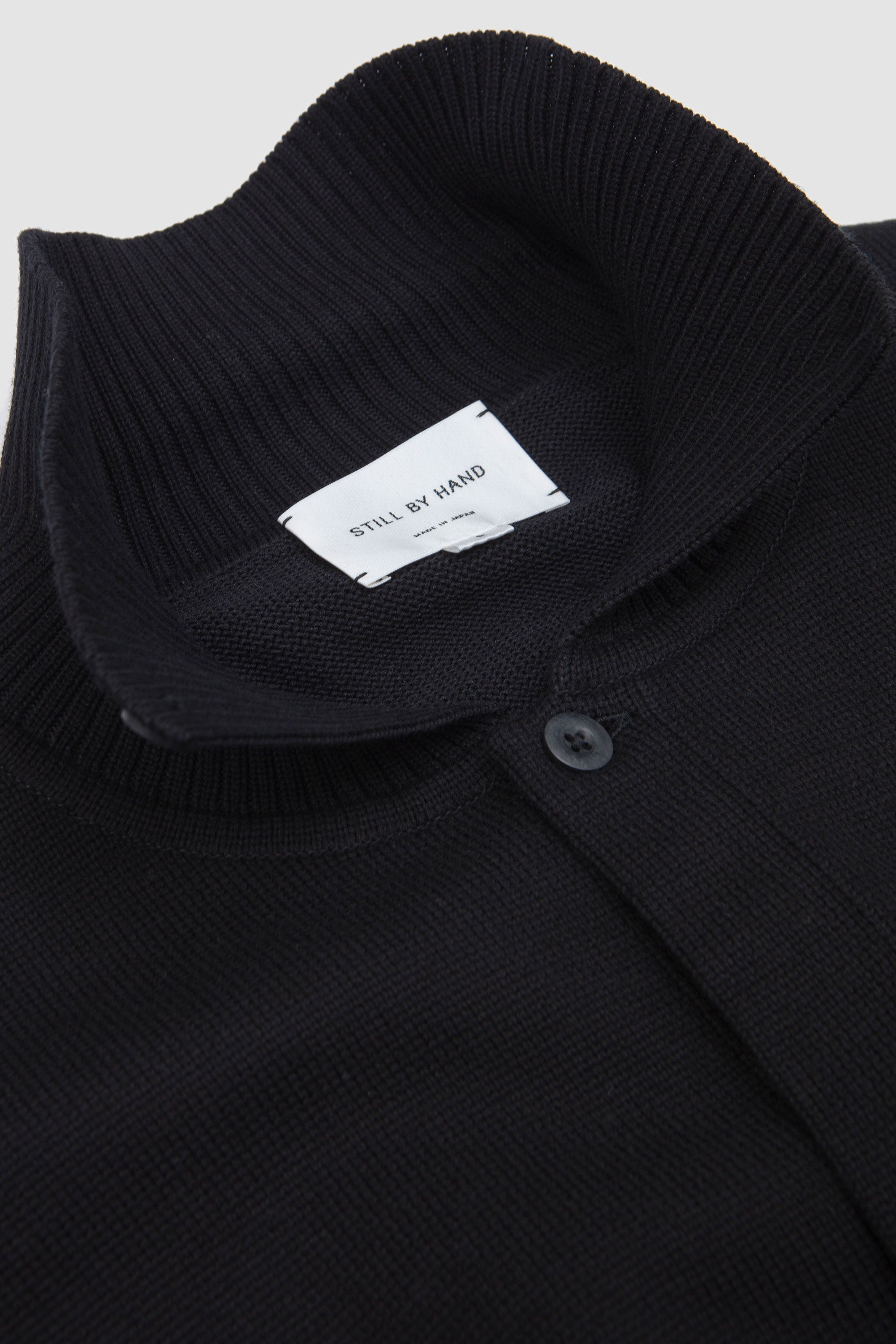 10G Polo Cardigan Black_2
