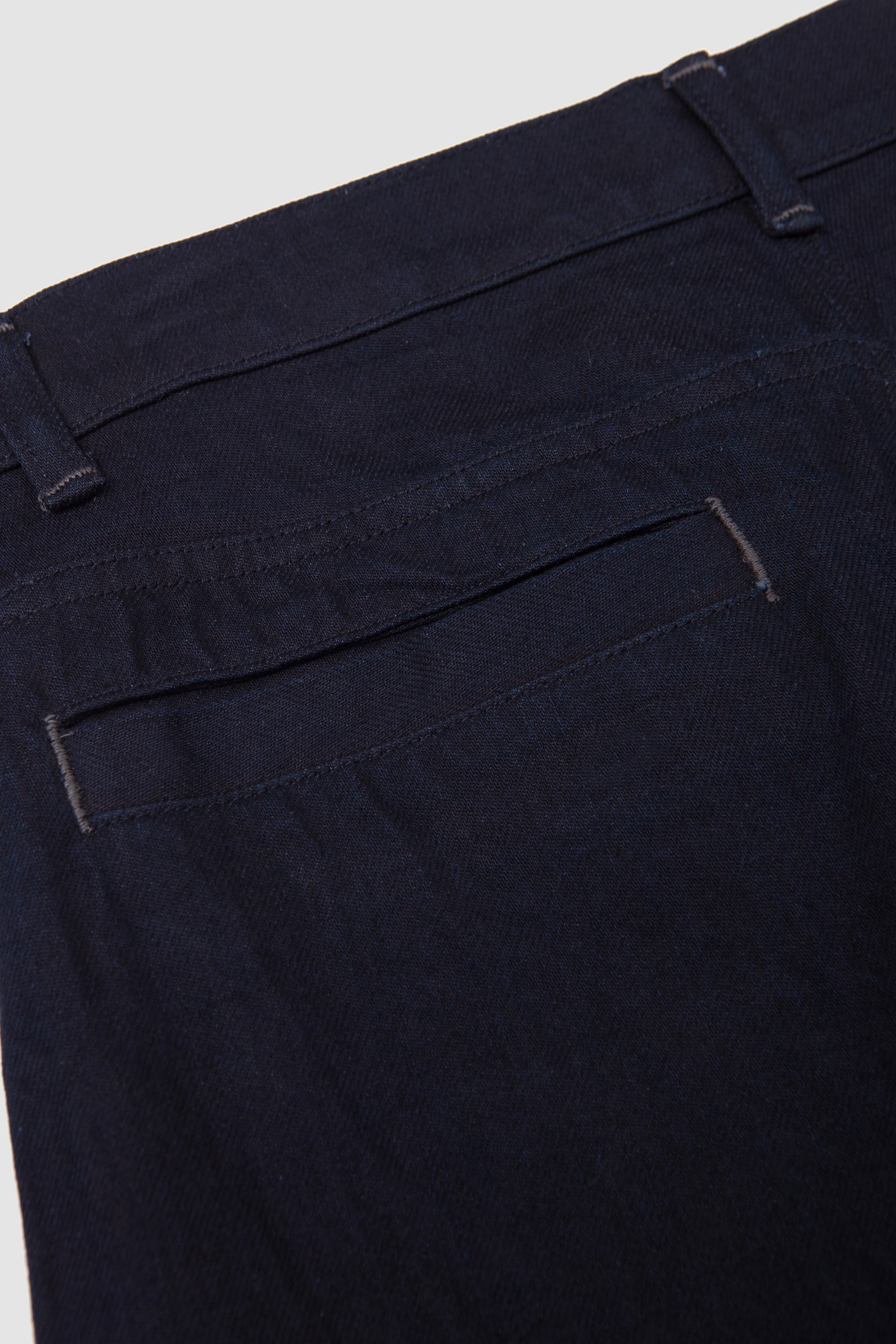 11.5OZ Deep Tuck Denim Pants Dark Navy