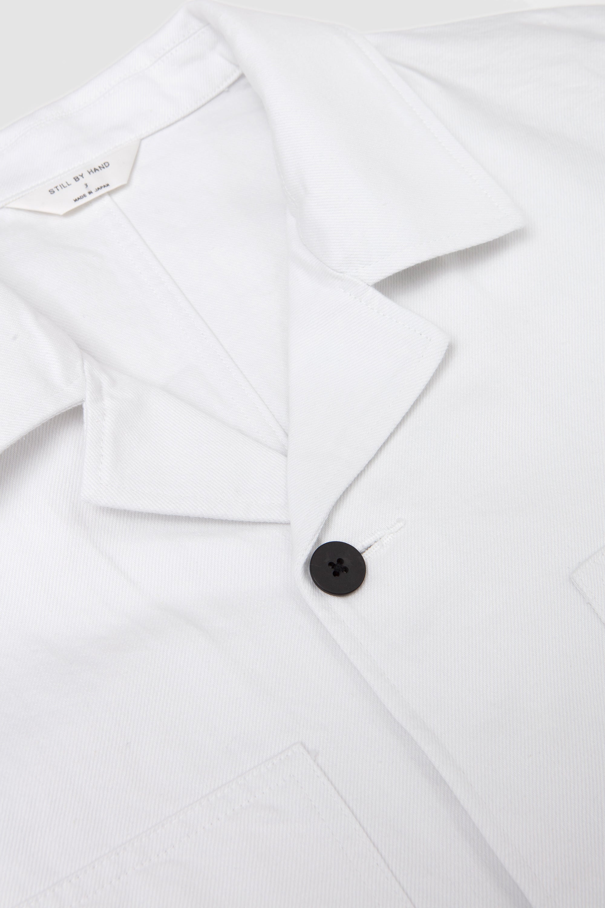 11.5OZ Denim Jacket Ash White