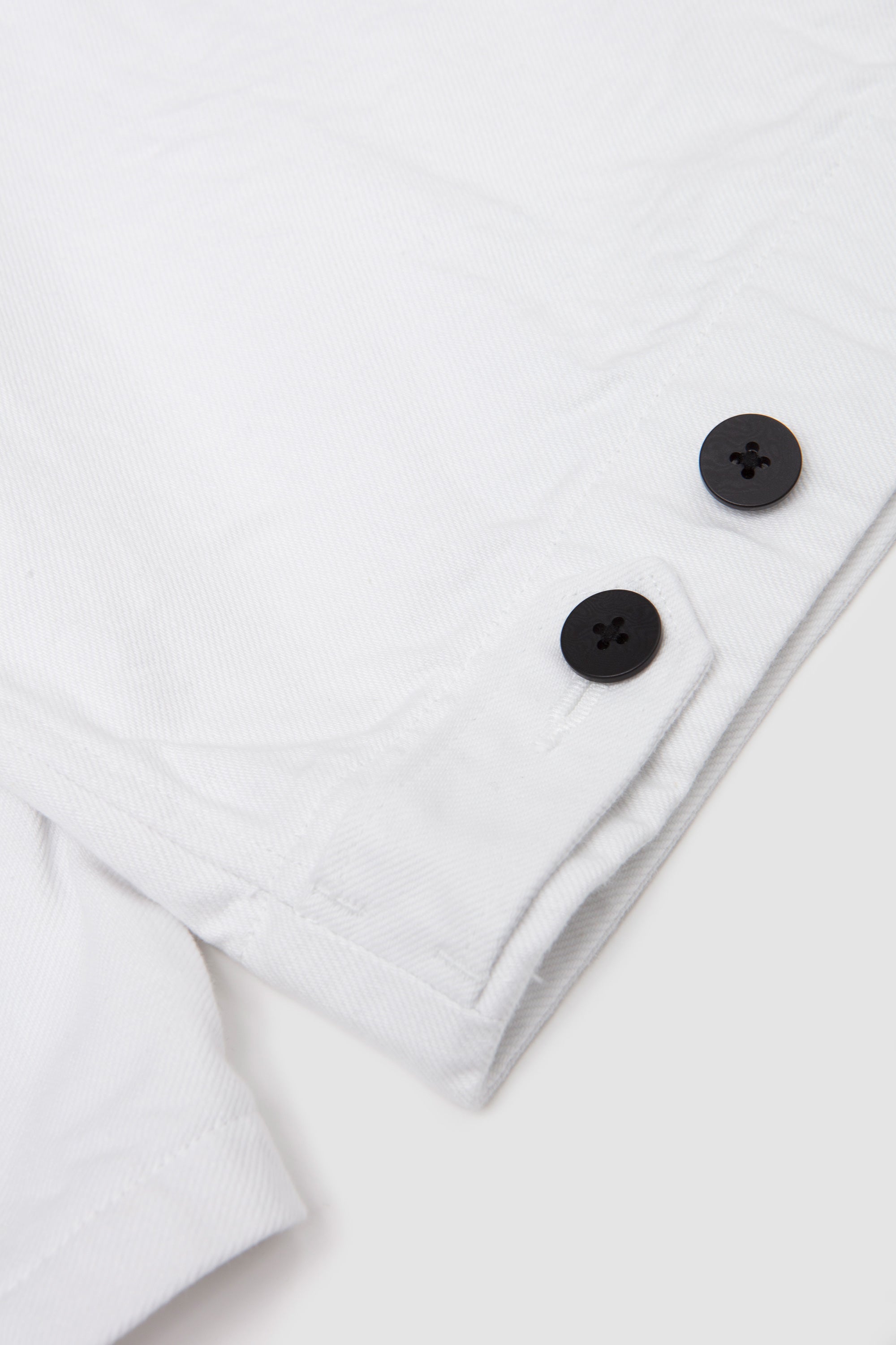 11.5OZ Denim Jacket Ash White