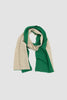 SPORTIVO STORE_Bicolour Stole Green/Beige_3